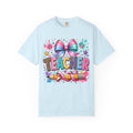 Teacher Colorful Bow & Pencil T-Shirt — Cute Back-to-School Gift
