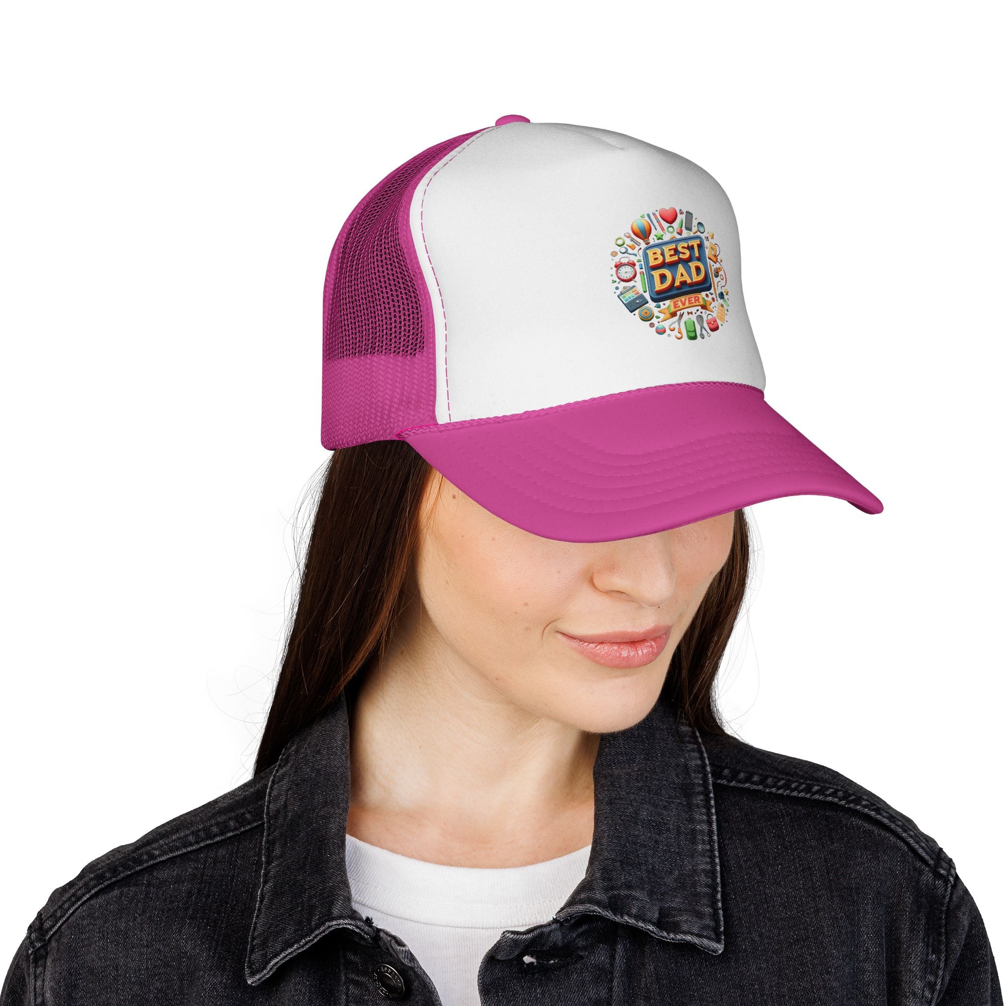 Best Dad Trucker Cap