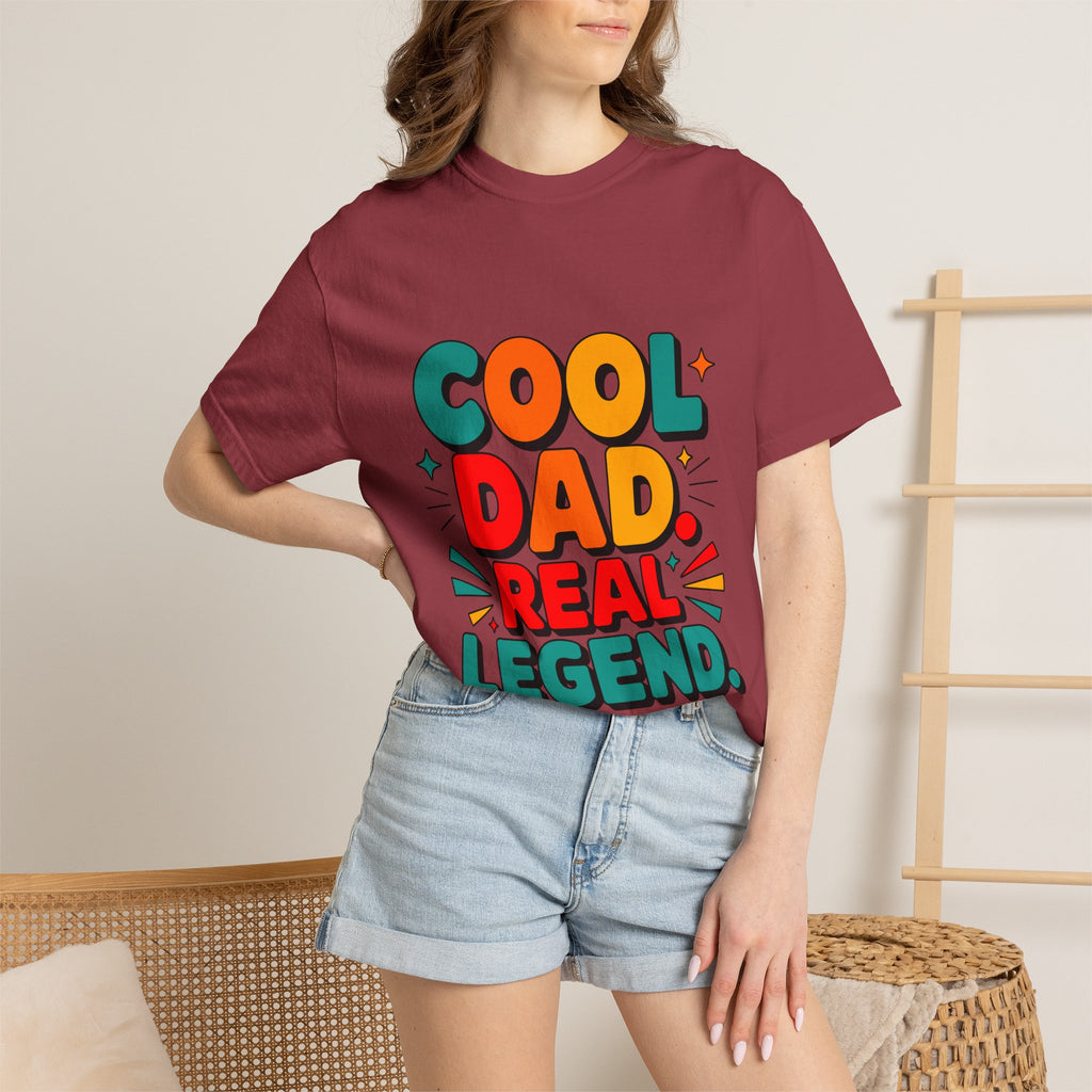 Cool Dad Real Legend T-Shirt — Father's Day Funny Retro Graphic Tee