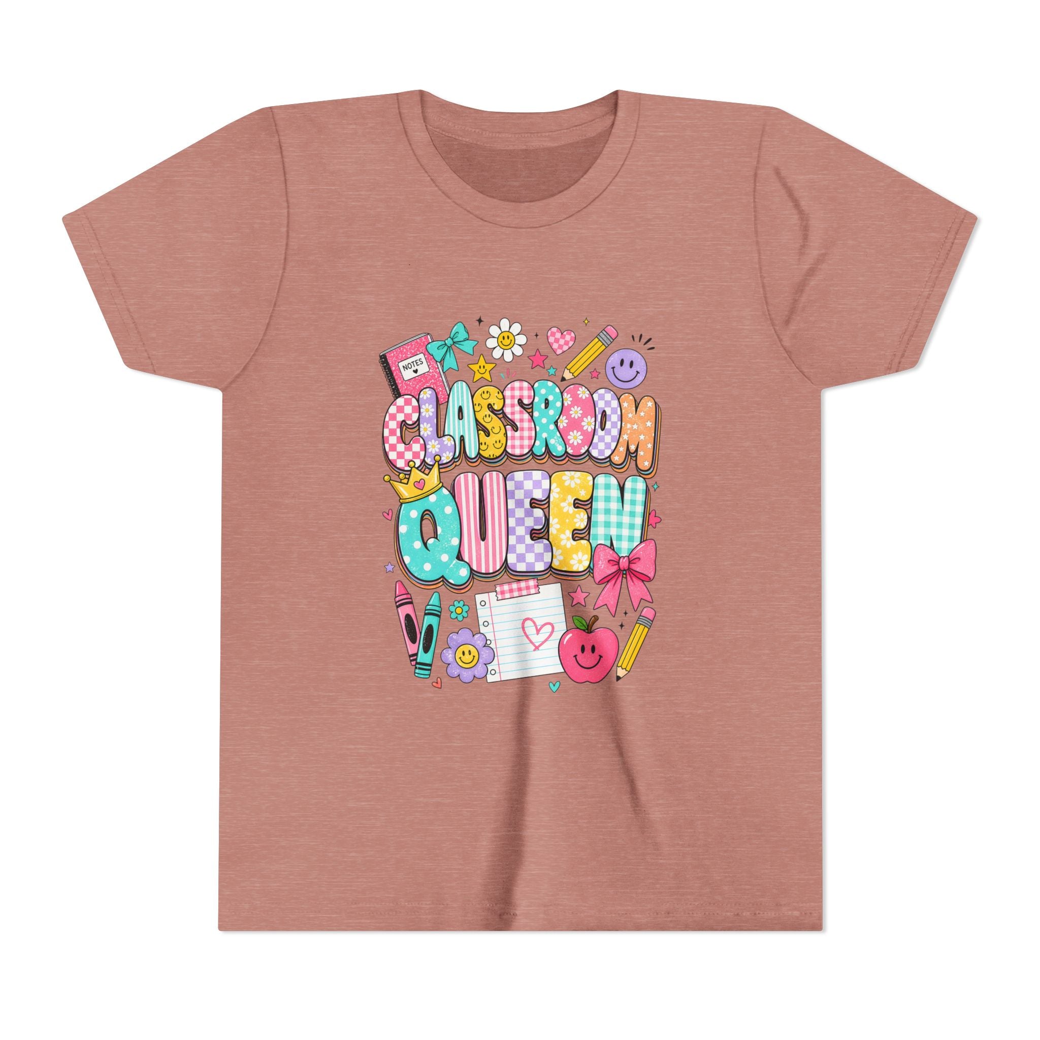 Classroom Queen Youth Tee — Cute School Teacher Kid Shirt