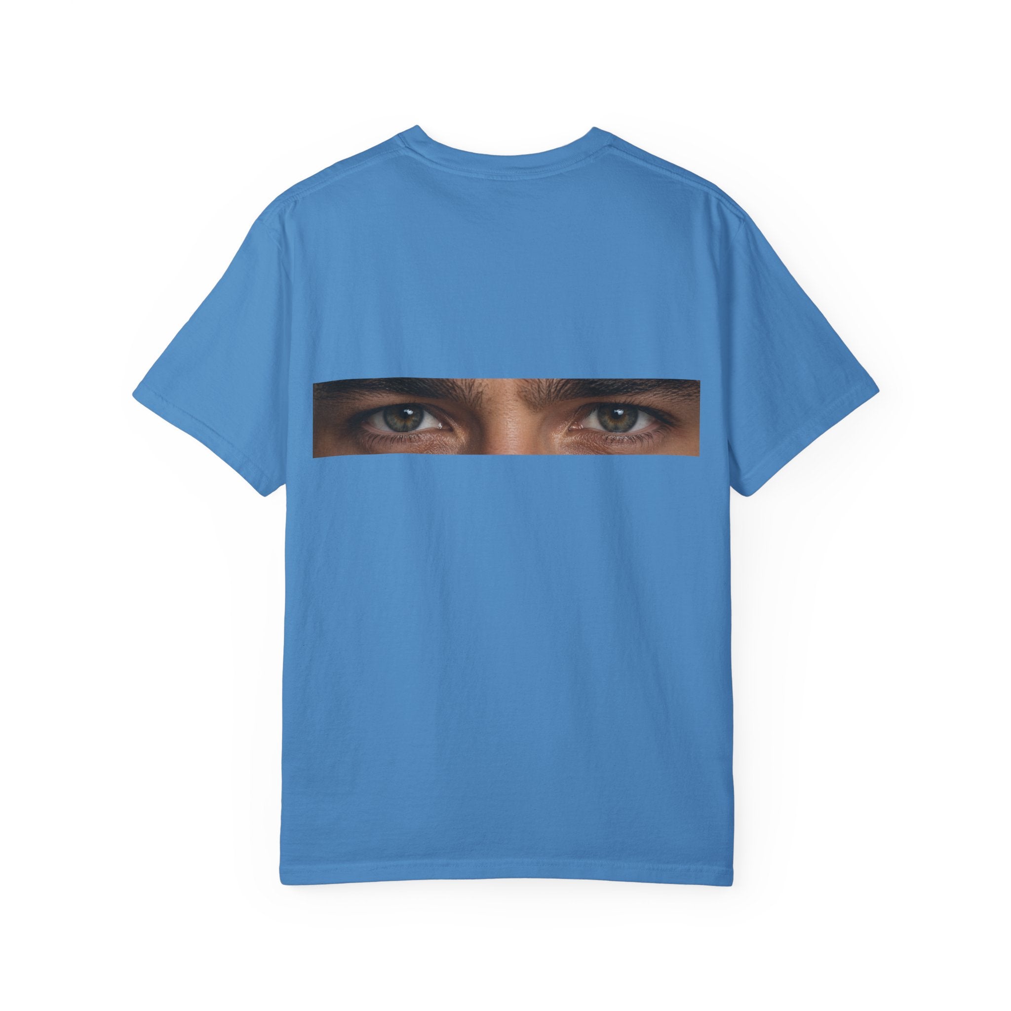 T-Shirt — "I'm Not Sleeping, I'm Just Resting My Eyes" Graphic Tee with Realistic Eyes Back Print