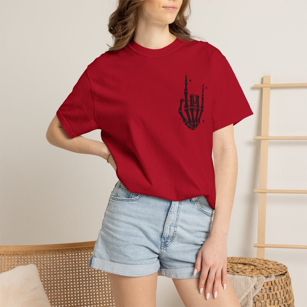 Fourth of July Skull T-Shirt — "Chill the Fourth Out" Patriotic Skeleton Tee