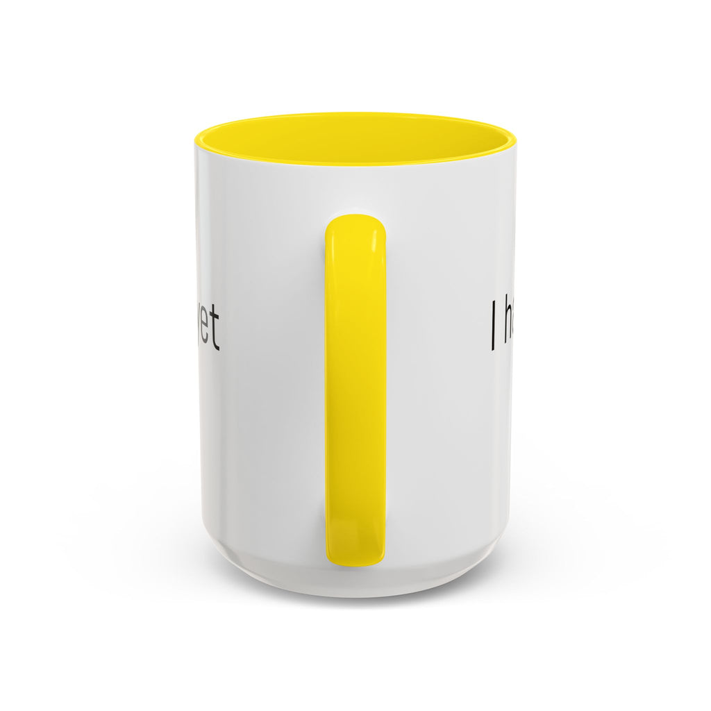 Coffee Mug — "I Haven't Had My Coffee Yet" Funny Emoji Middle Finger Accent Mug (11/15 oz)