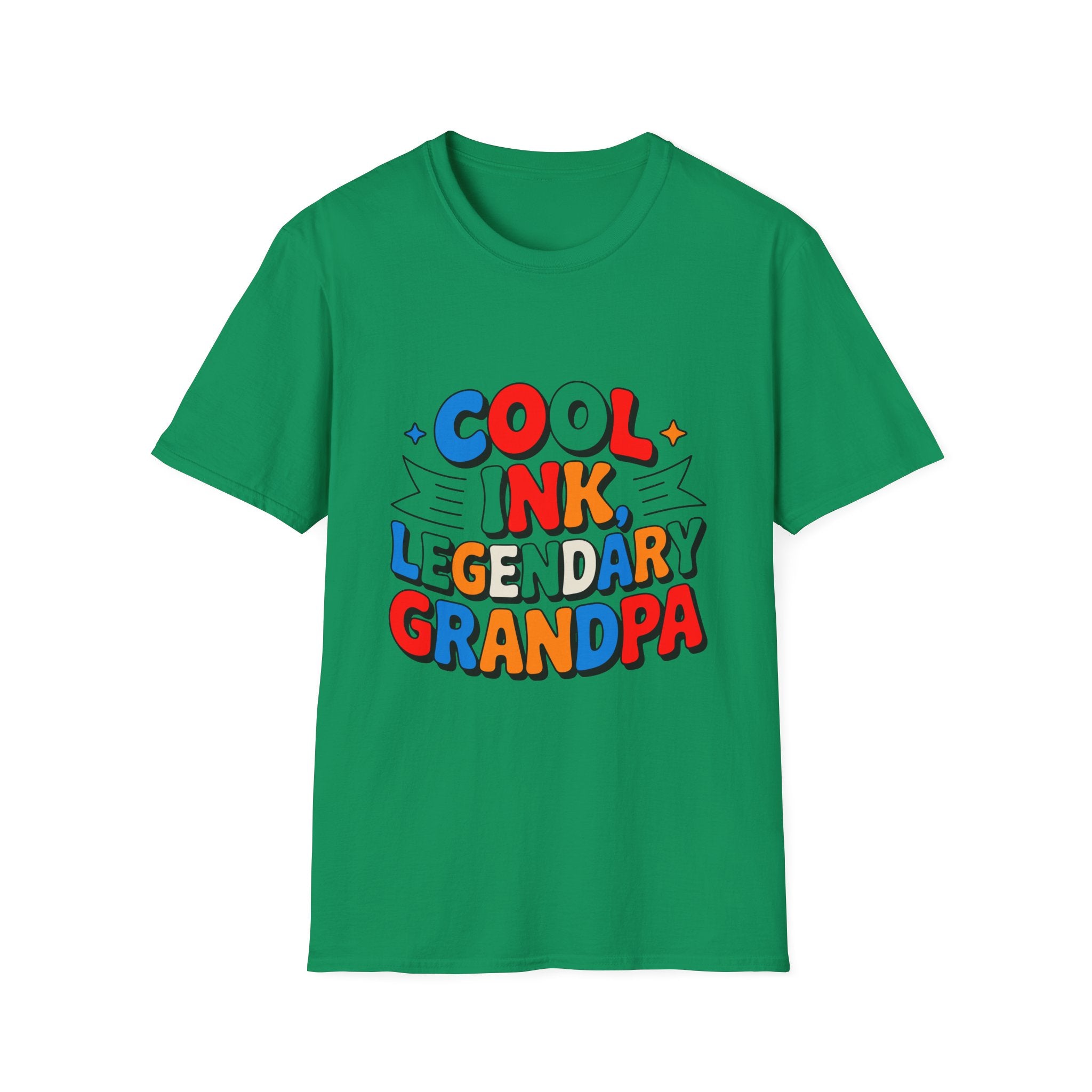 Legendary Grandpa T-Shirt – colorful cool ink for grandpa.