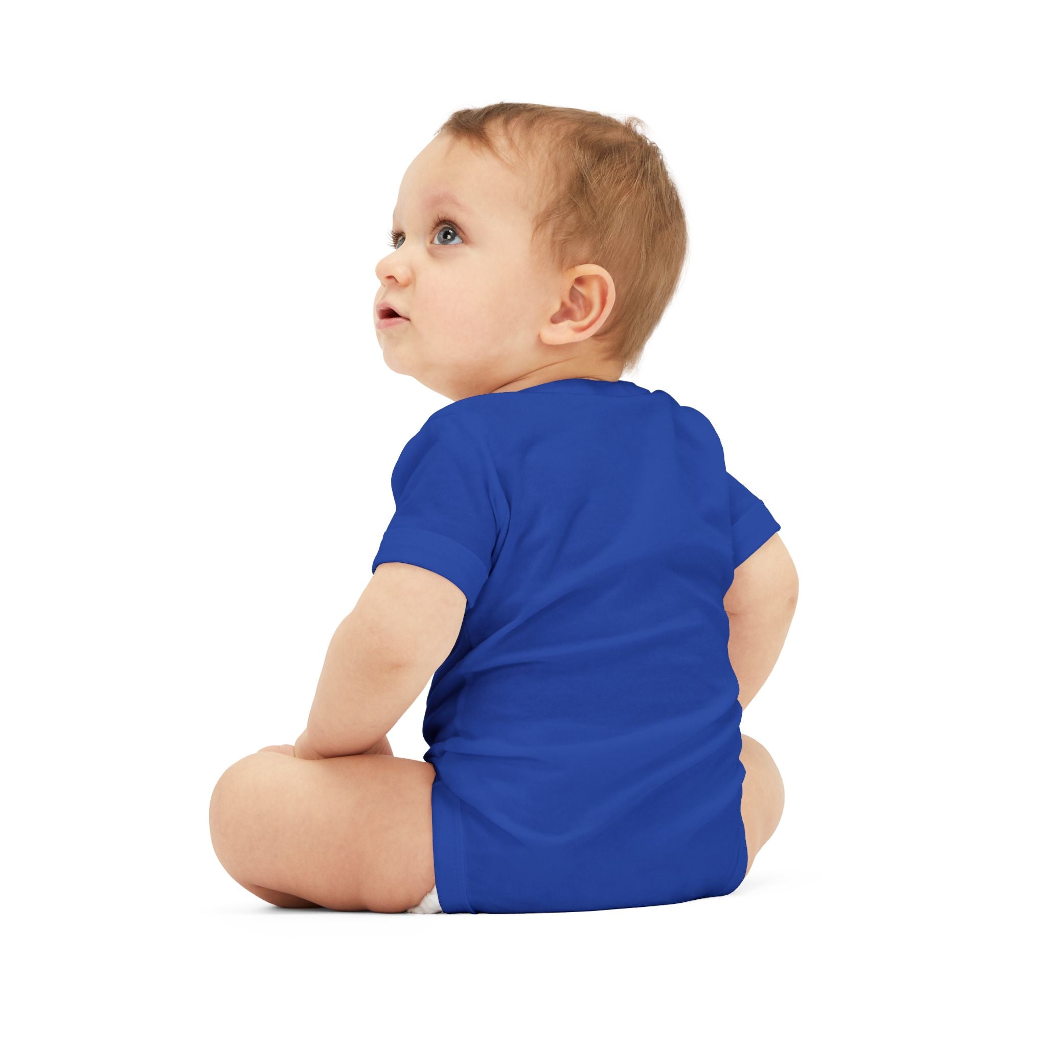 Infant Onesie - "LOVE" Patriotic Heart Baby Bodysuit