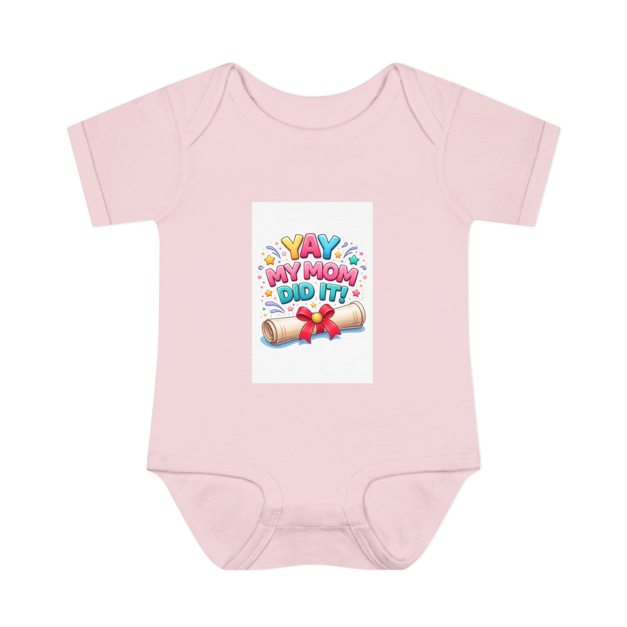 Graduation announcement baby onesie