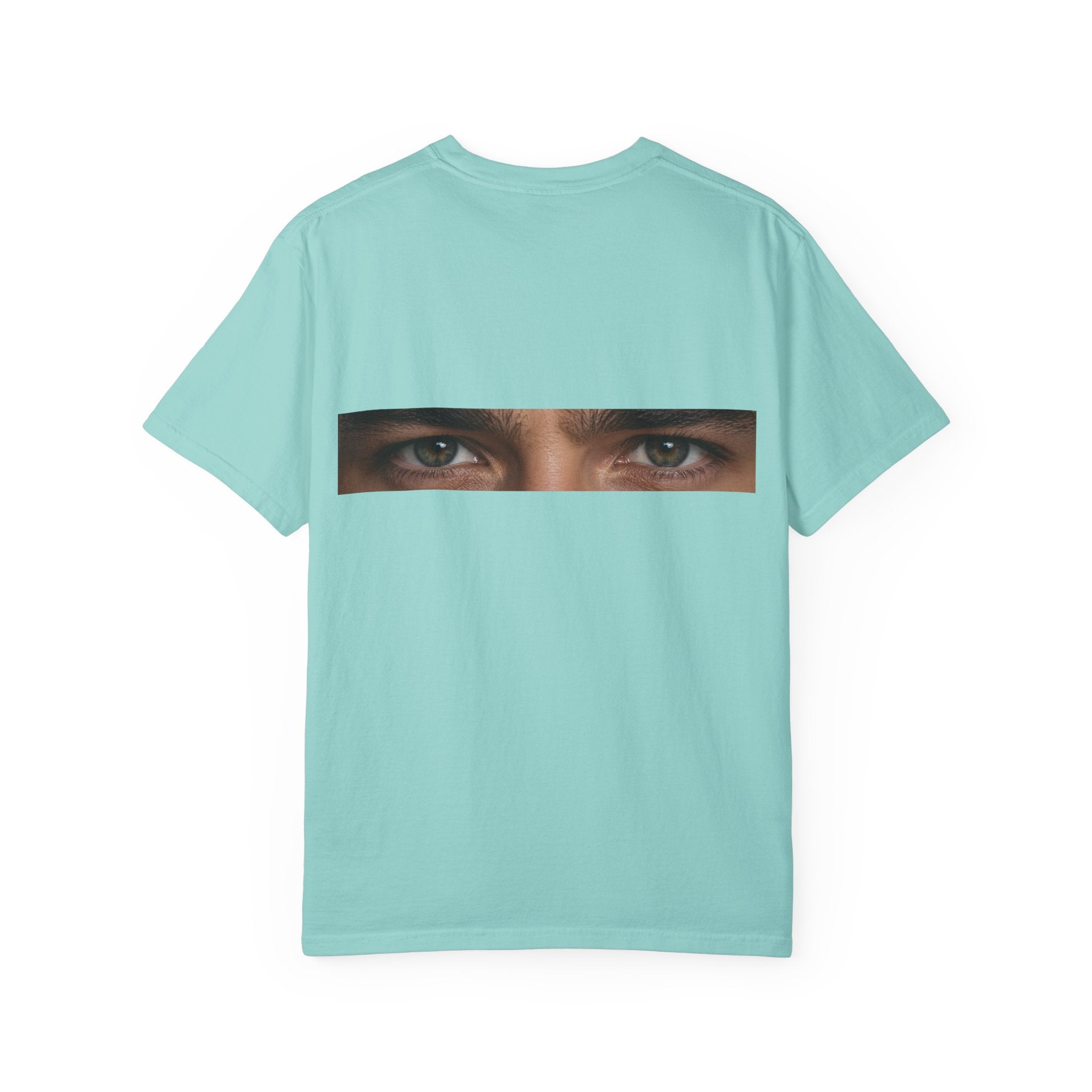 T-Shirt — "I'm Not Sleeping, I'm Just Resting My Eyes" Graphic Tee with Realistic Eyes Back Print