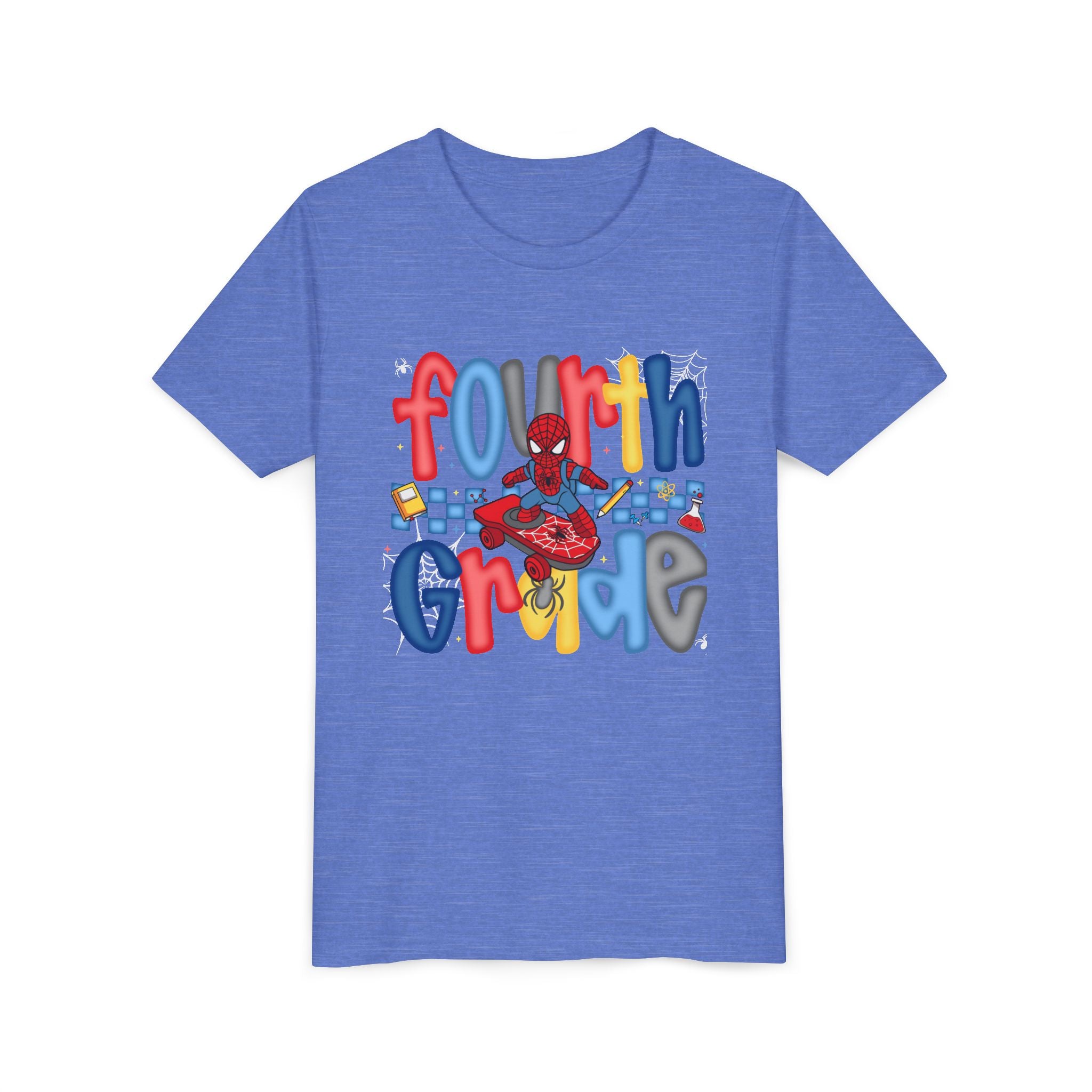 Fourth Grade Spider Hero Youth Tee