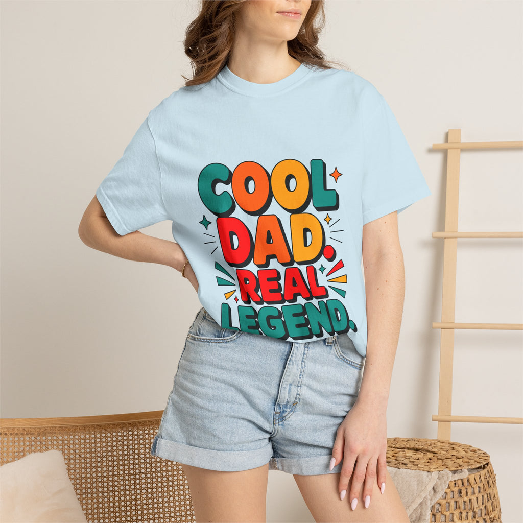 Cool Dad Real Legend T-Shirt — Father's Day Funny Retro Graphic Tee