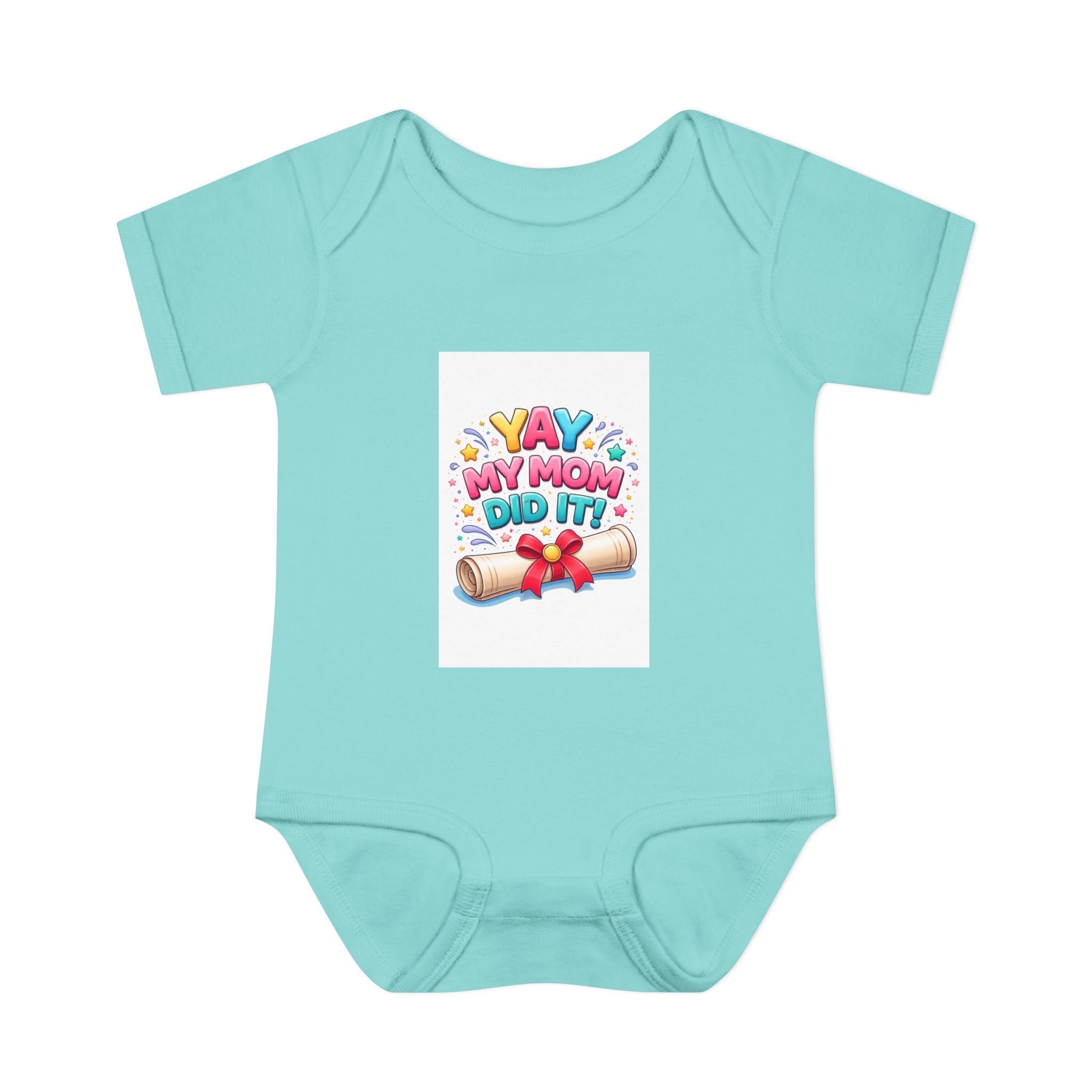 Graduation announcement baby onesie