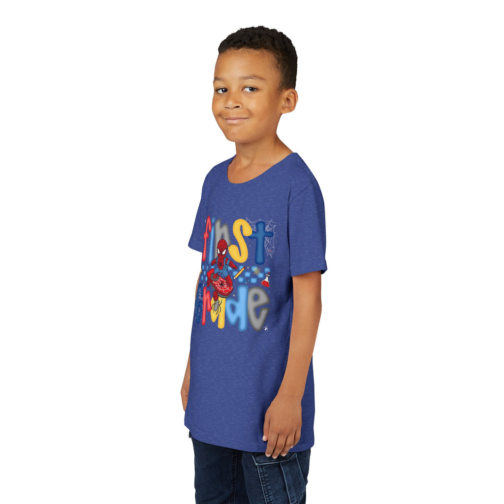 First Grade Superhero Youth Tee — 'First Grade' Colorful Kid Shirt