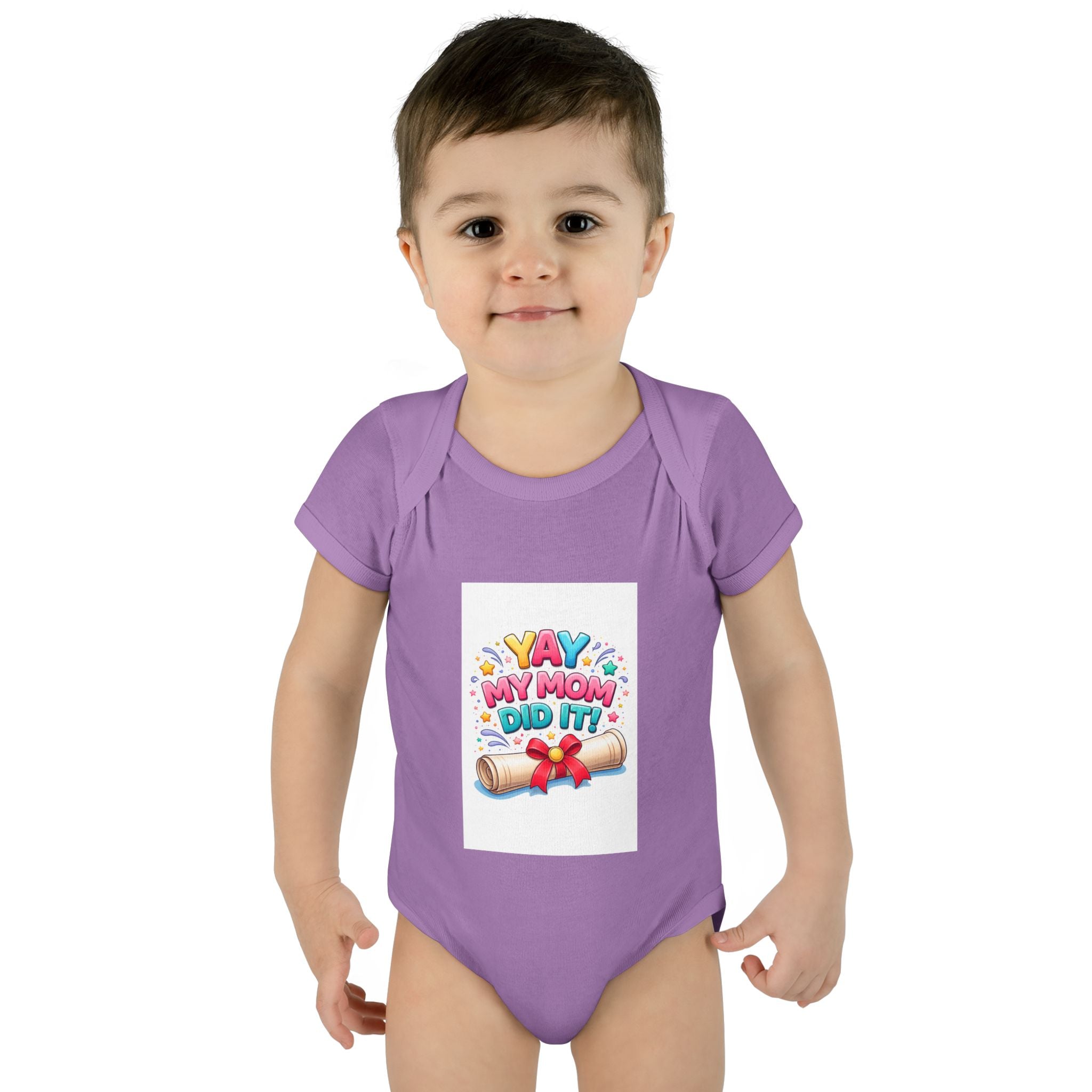 Graduation announcement baby onesie