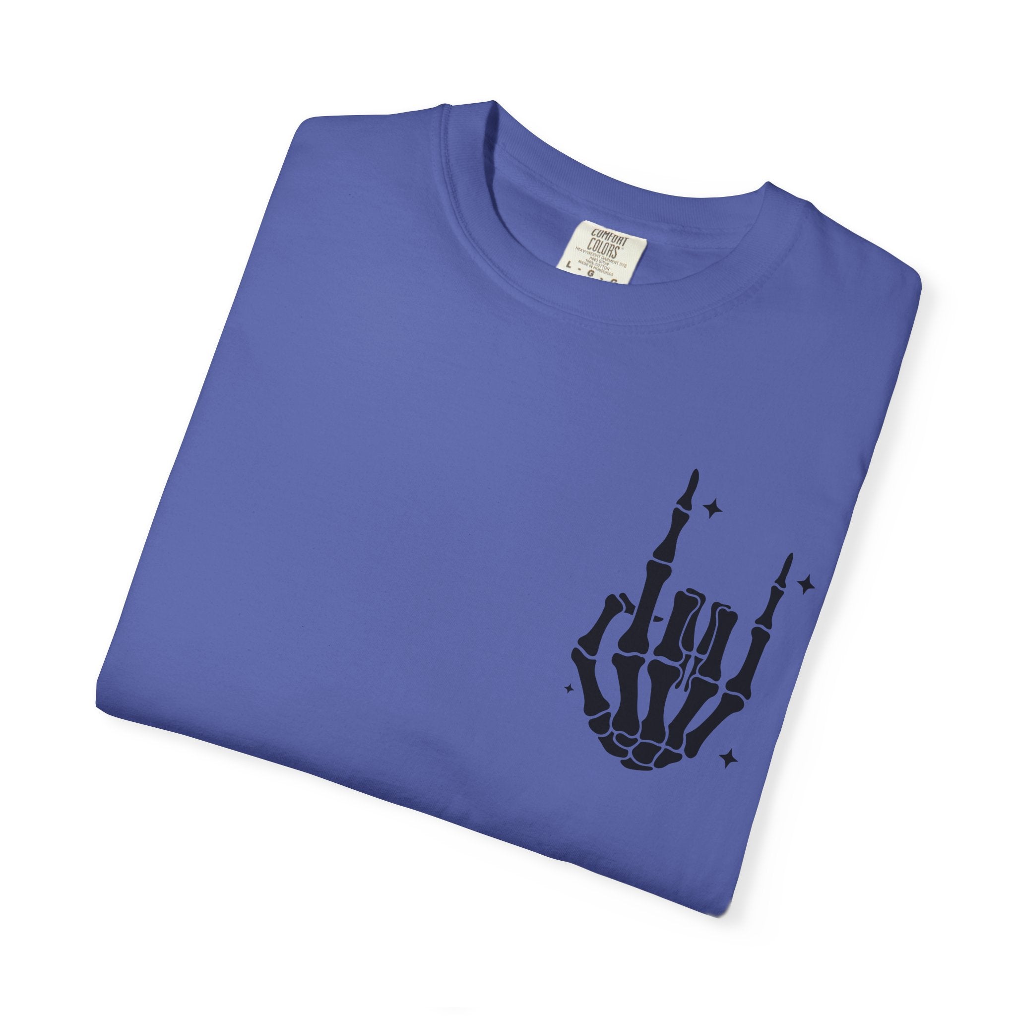 Fourth of July Skull T-Shirt — "Chill the Fourth Out" Patriotic Skeleton Tee