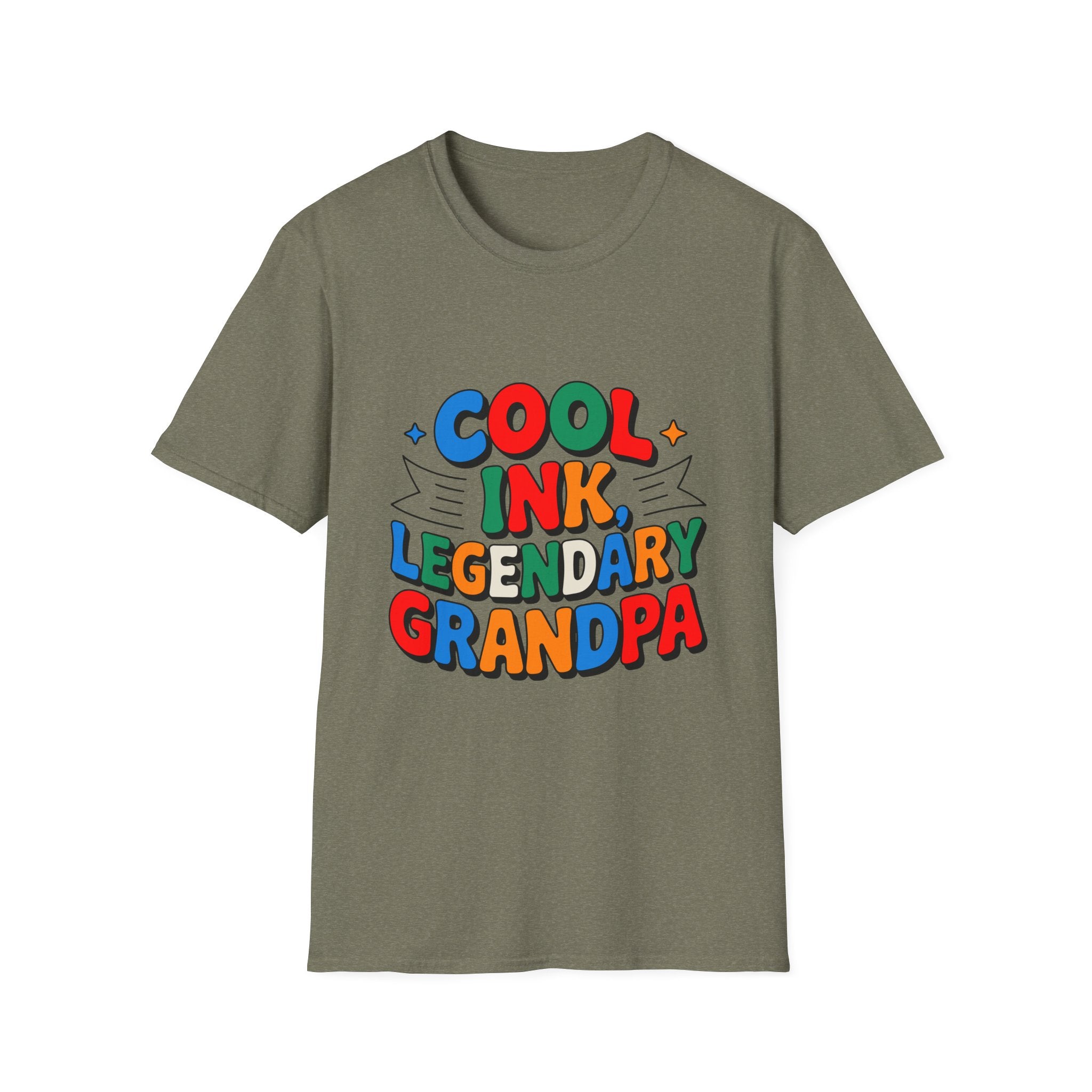 Legendary Grandpa T-Shirt – colorful cool ink for grandpa.