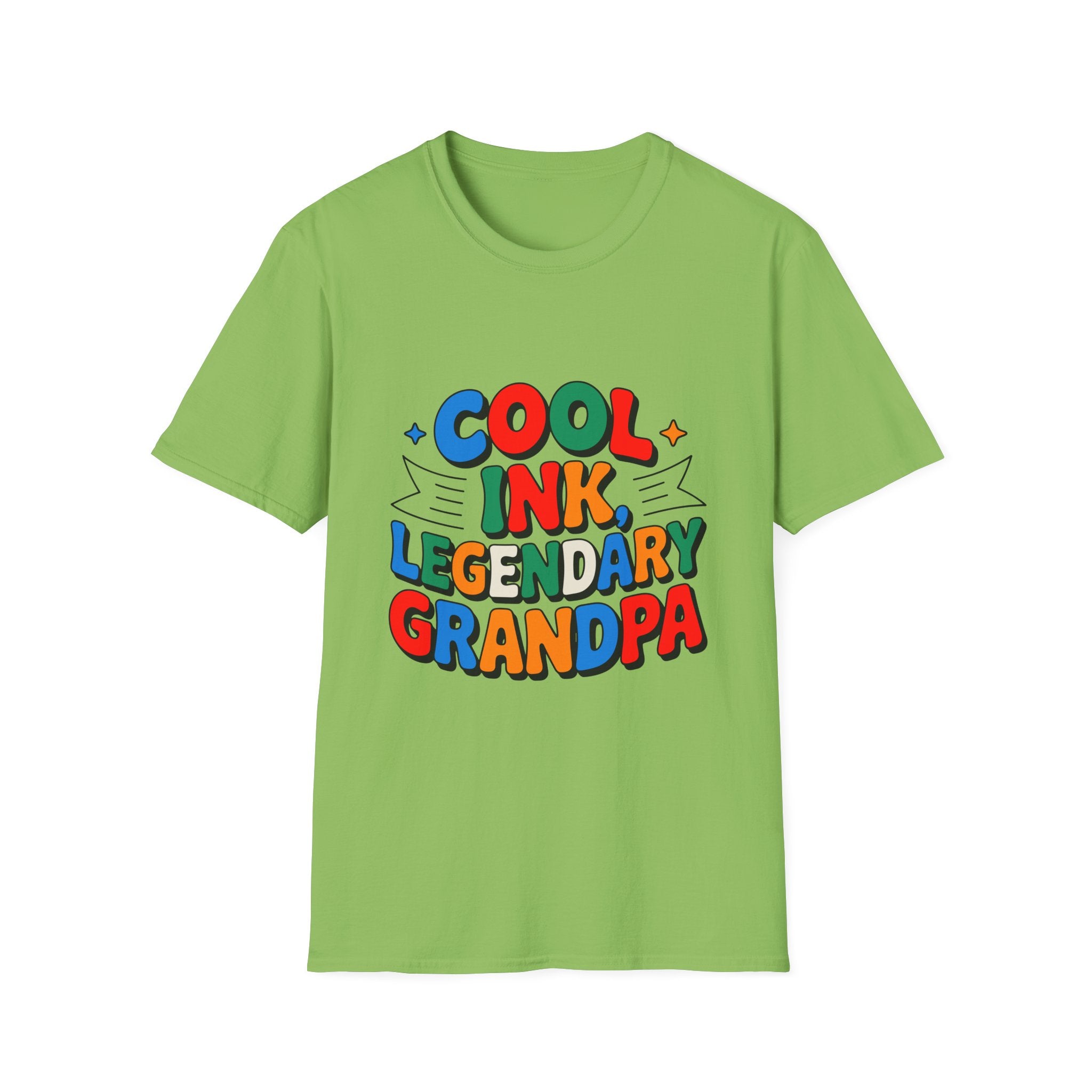 Legendary Grandpa T-Shirt – colorful cool ink for grandpa.
