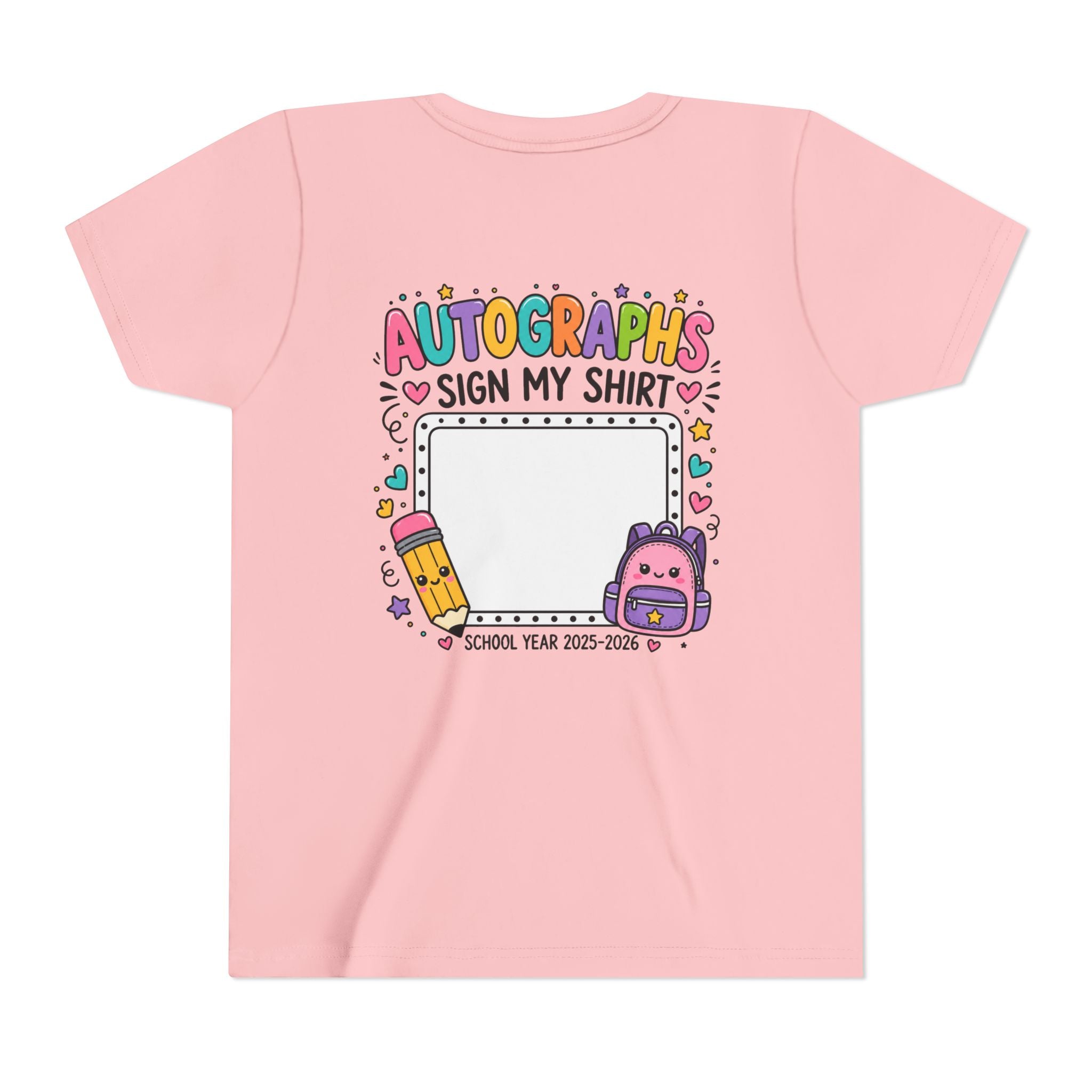 Autographs Sign My Shirt Back-to-School Keepsake