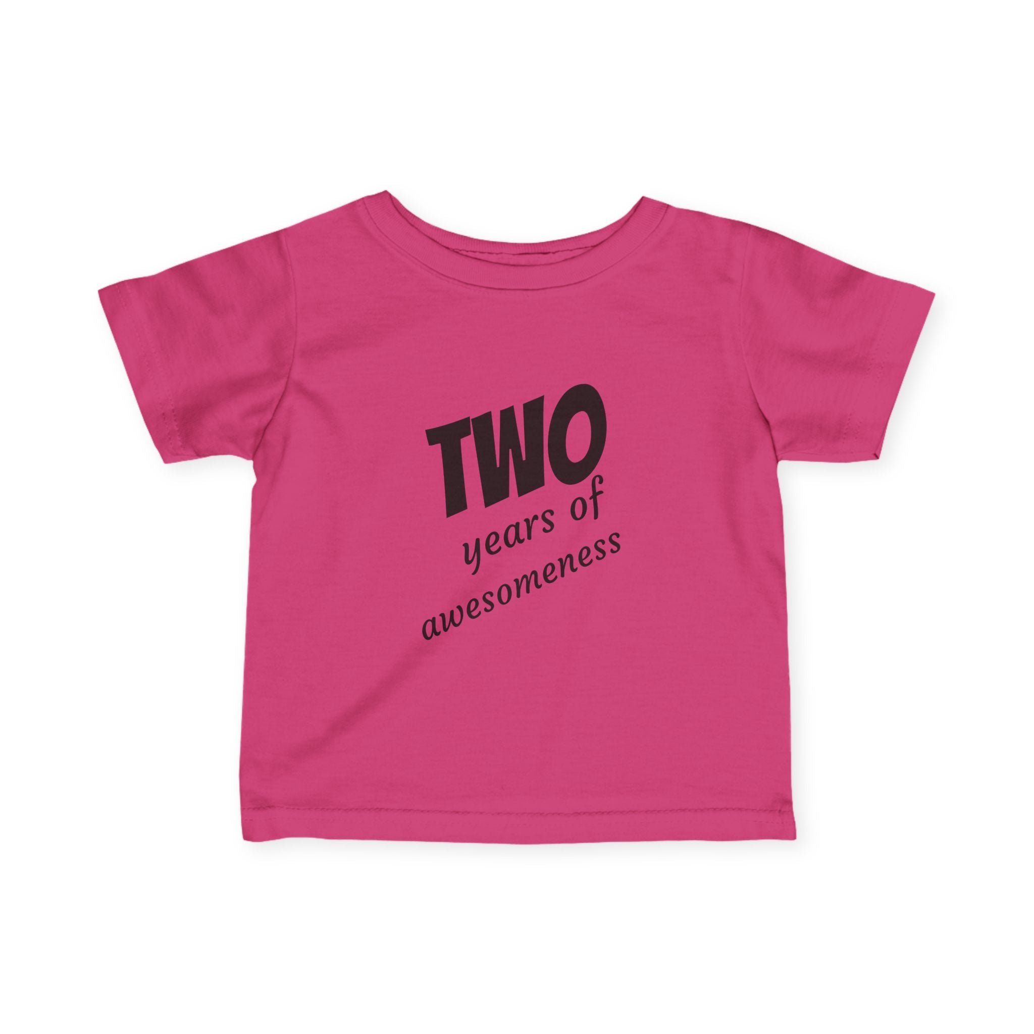 Toddler Tee "Two Years of Awesomeness" Birthday Shirt