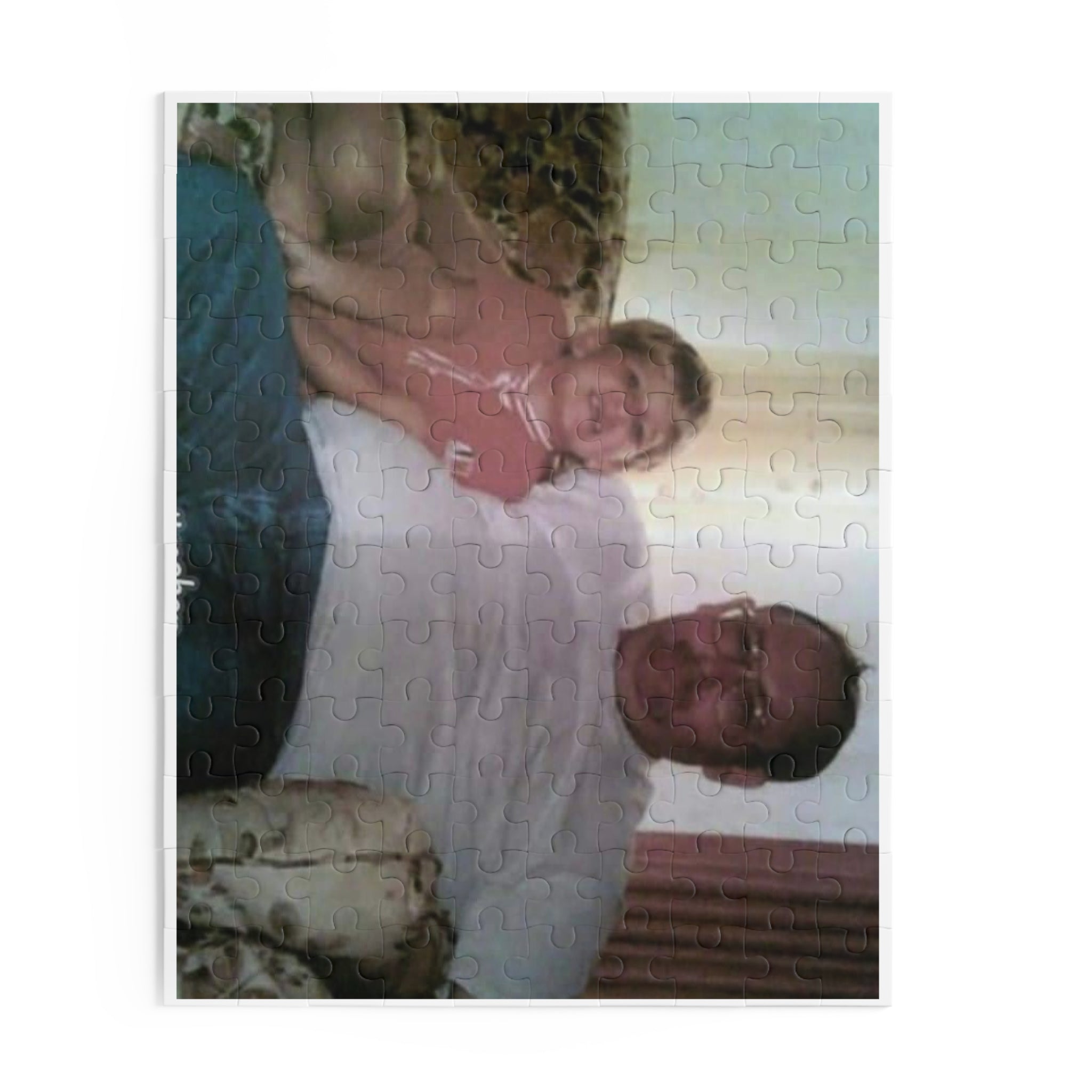 Personalized Photo Puzzle - Custom Family Memory Jigsaw (120/252/500 pcs)
