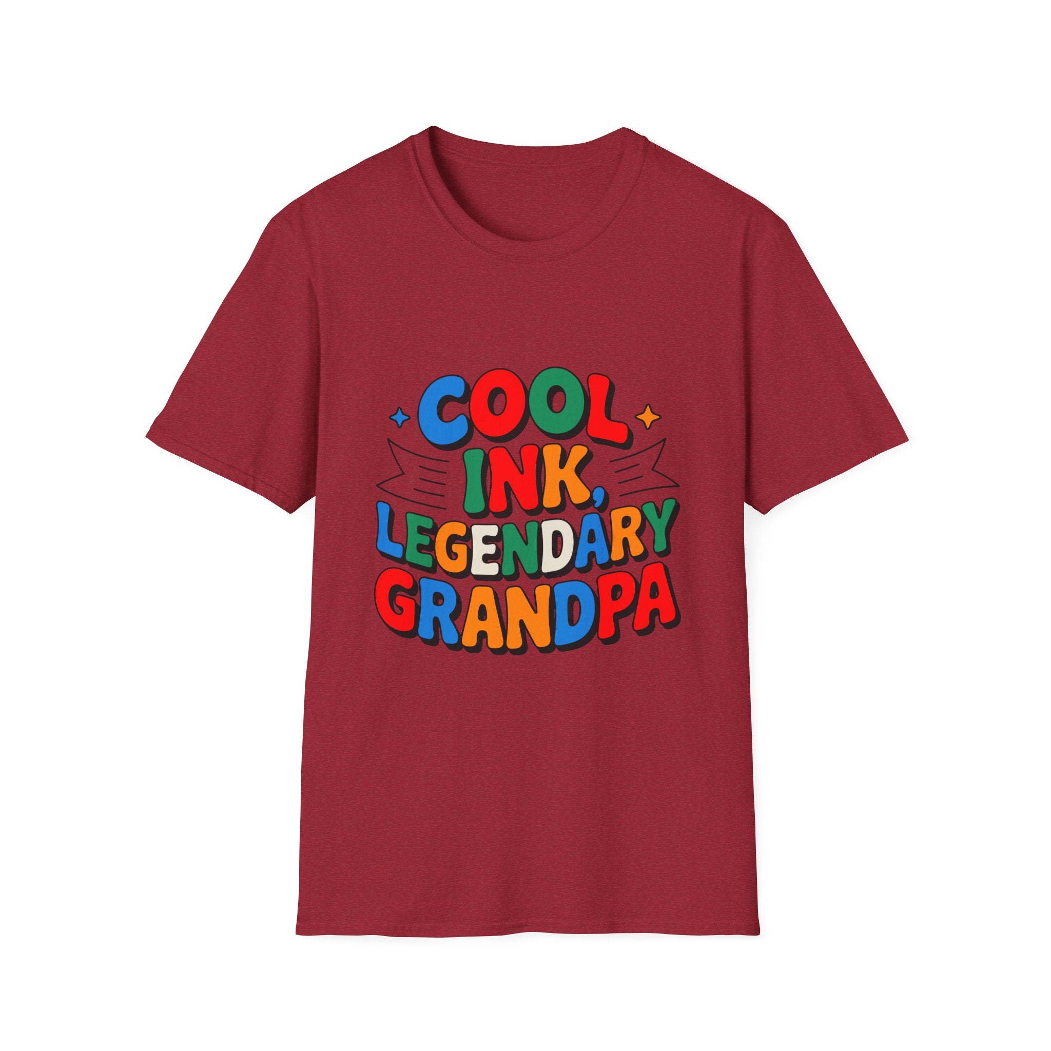 Legendary Grandpa T-Shirt – colorful cool ink for grandpa.