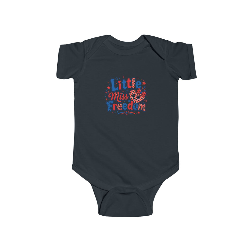Little Miss Freedom Bodysuit | Patriotic Baby 4th of July