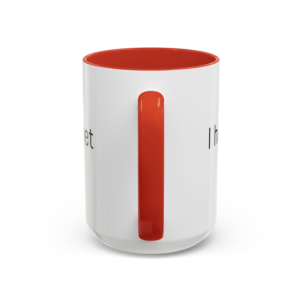 Coffee Mug — "I Haven't Had My Coffee Yet" Funny Emoji Middle Finger Accent Mug (11/15 oz)