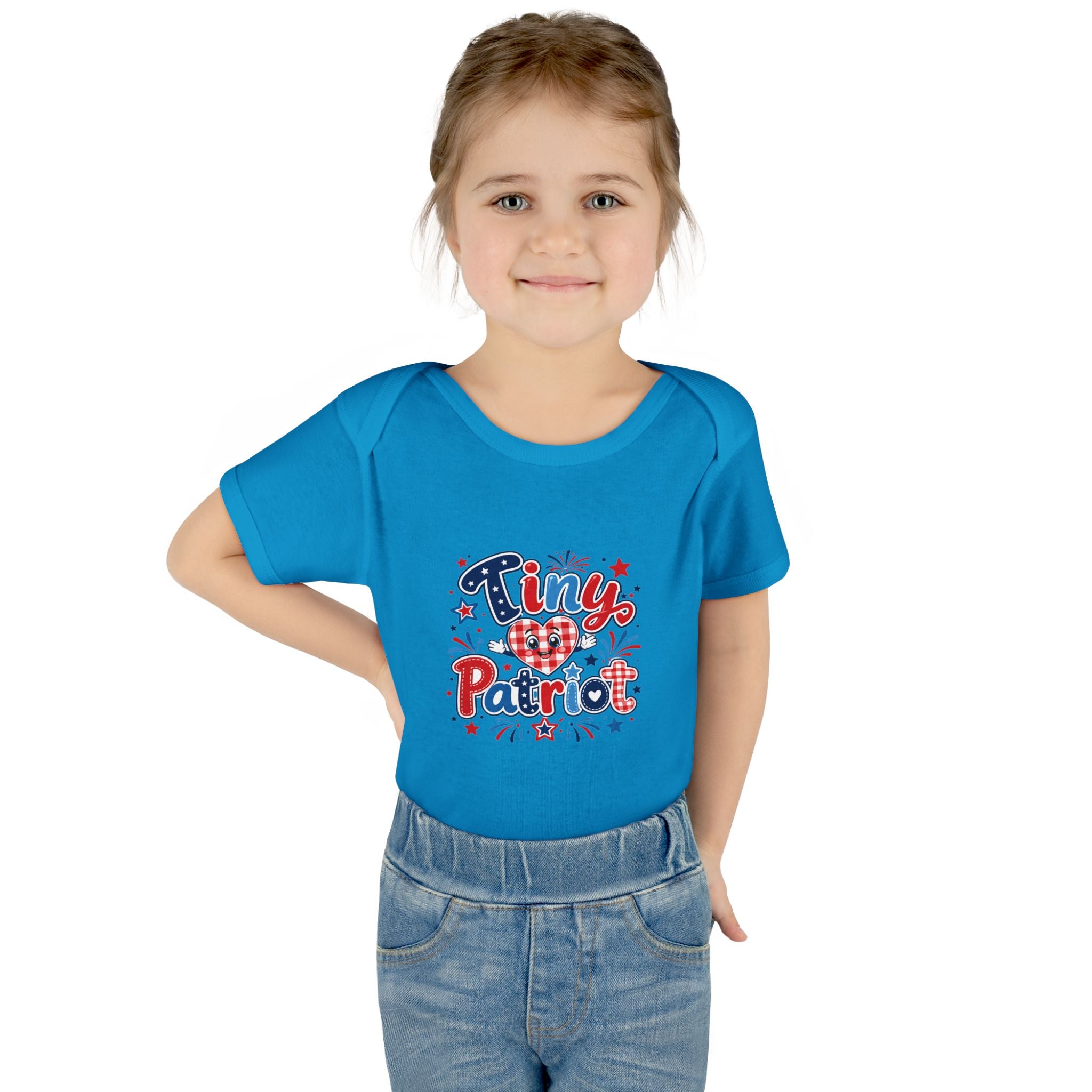 Tiny Patriot Baby Bodysuit – 4th of July Infant Onesie