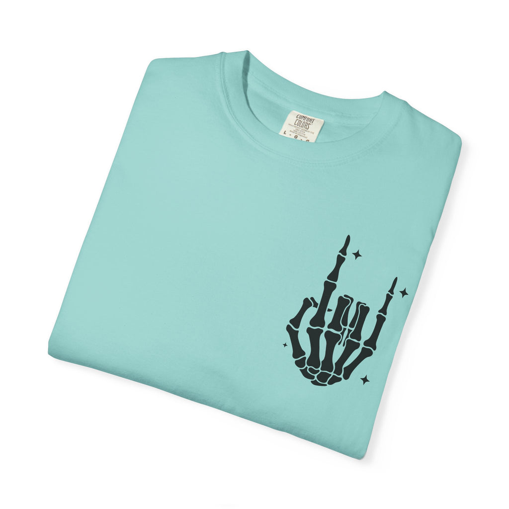 Fourth of July Skull T-Shirt — "Chill the Fourth Out" Patriotic Skeleton Tee