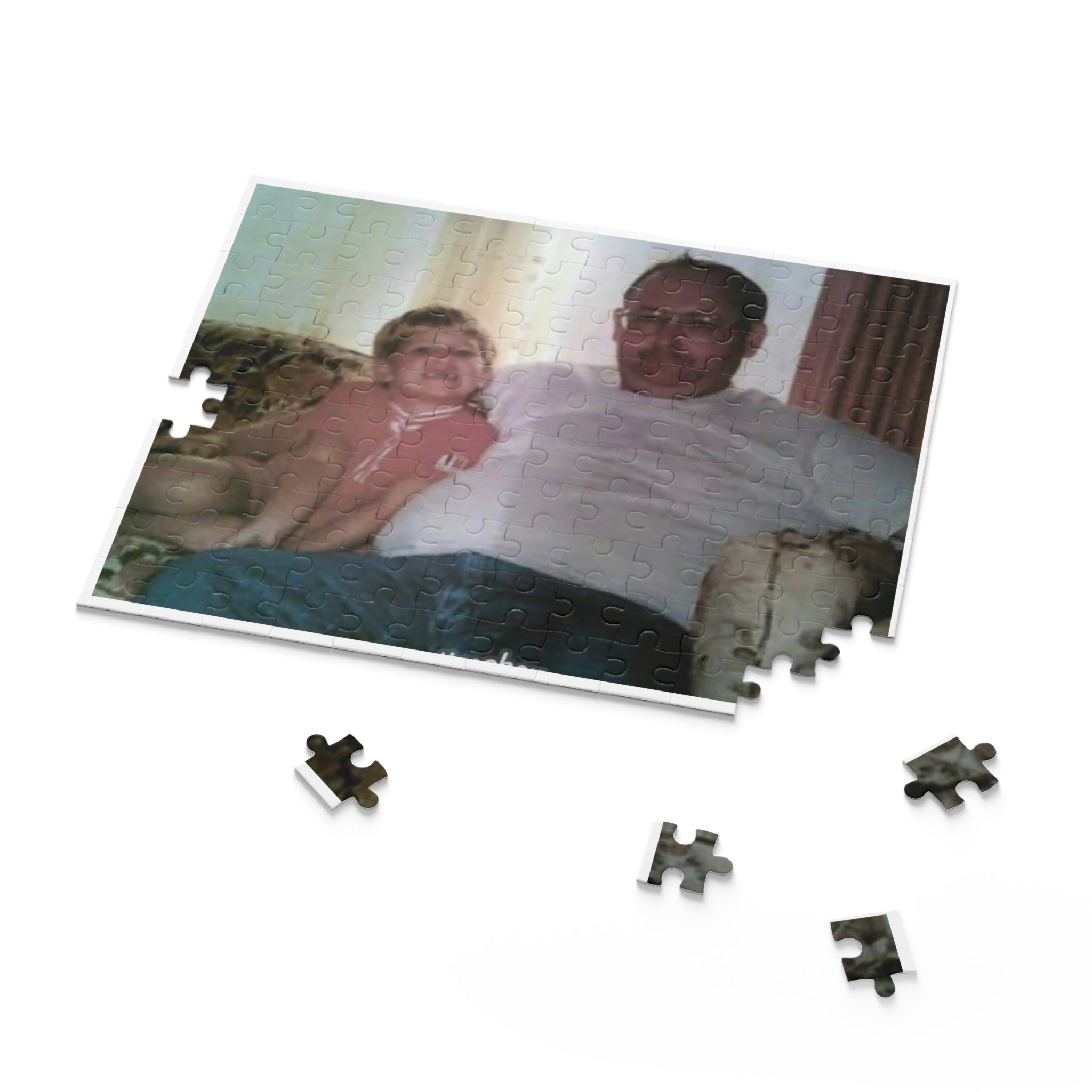 Personalized Photo Puzzle - Custom Family Memory Jigsaw (120/252/500 pcs)