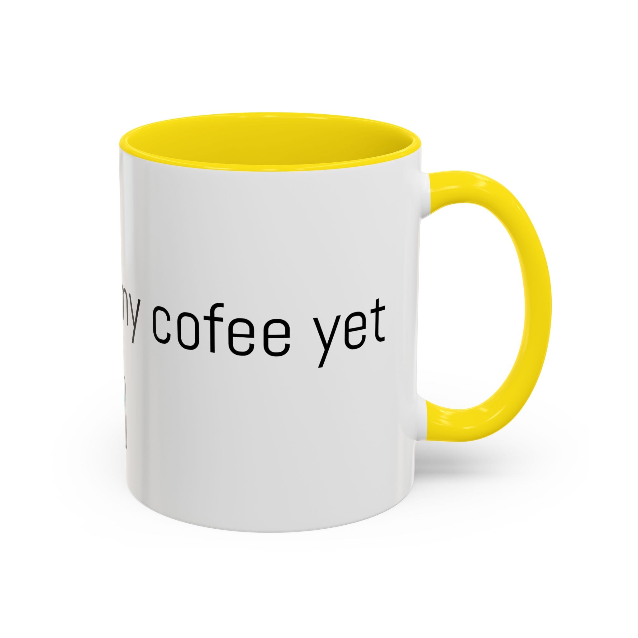 Coffee Mug — "I Haven't Had My Coffee Yet" Funny Emoji Middle Finger Accent Mug (11/15 oz)