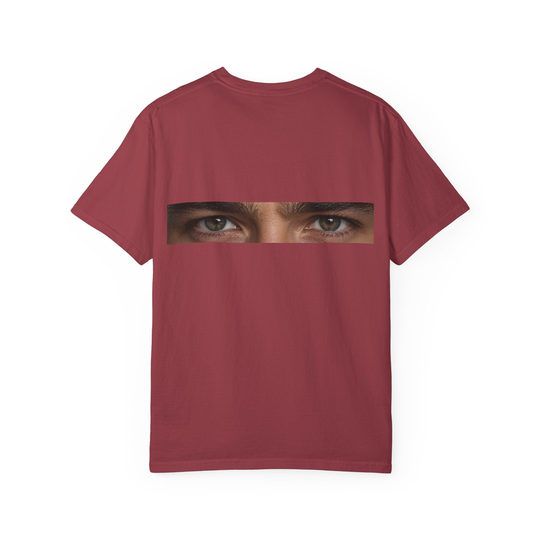 T-Shirt — "I'm Not Sleeping, I'm Just Resting My Eyes" Graphic Tee with Realistic Eyes Back Print