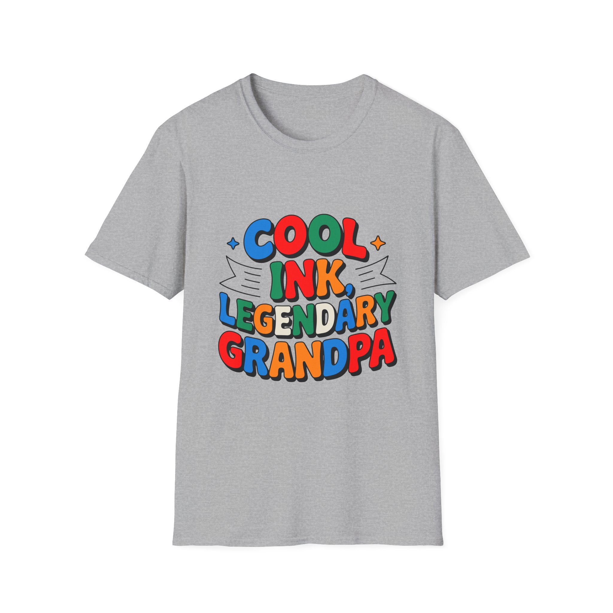 Legendary Grandpa T-Shirt – colorful cool ink for grandpa.