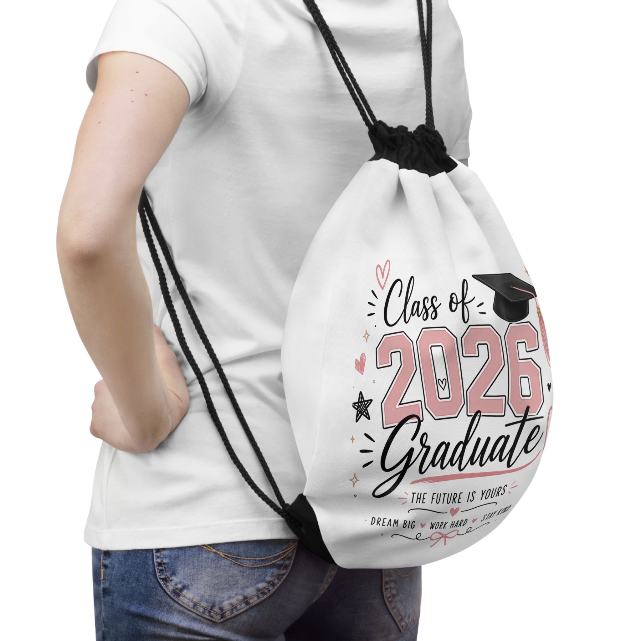 Class of 2026 Graduate Drawstring Bag — "The Future Is Yours" Graduation Gift