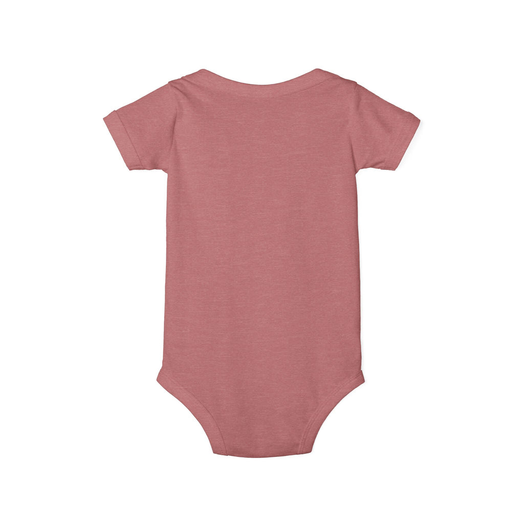 Infant Onesie - "LOVE" Patriotic Heart Baby Bodysuit