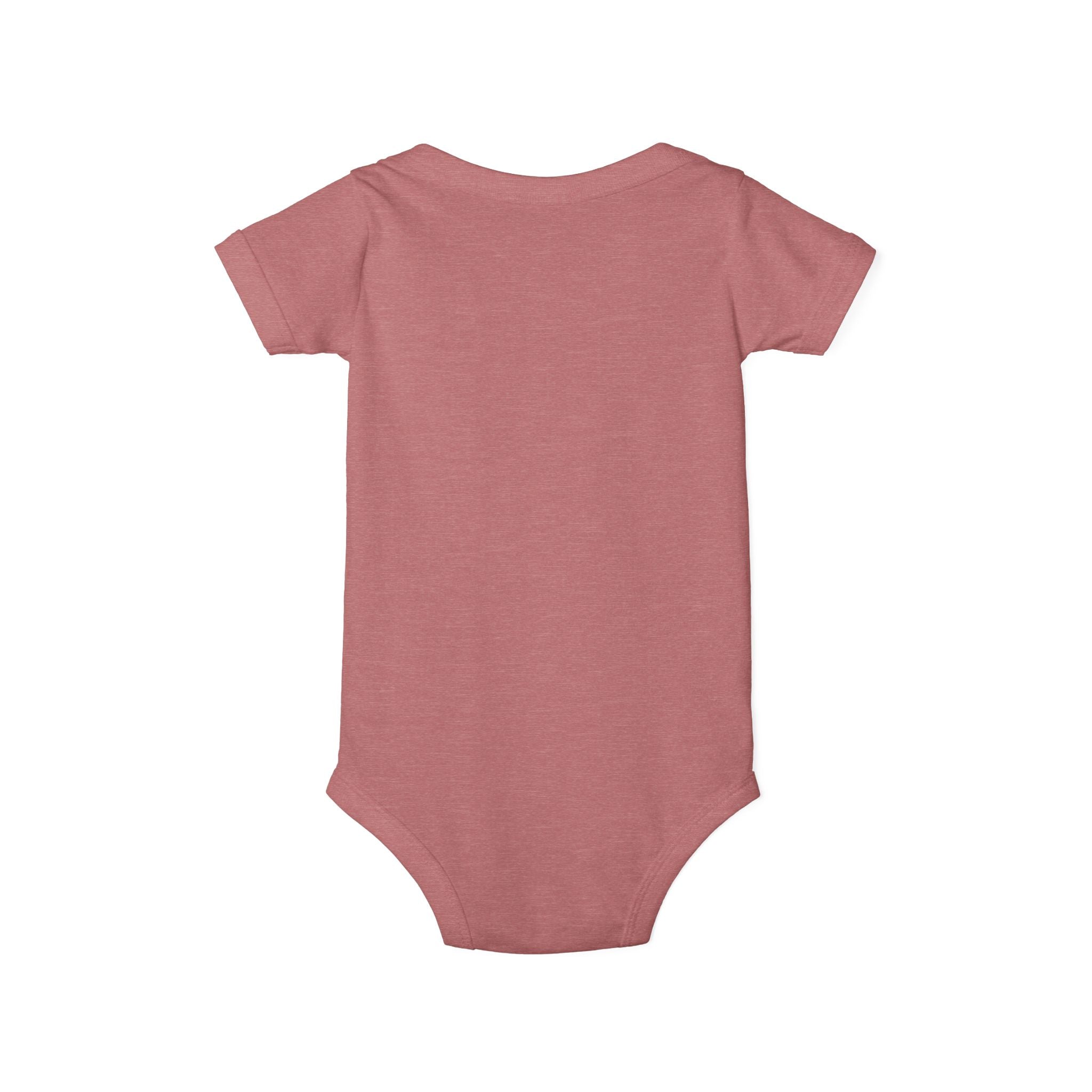 Infant Onesie - "LOVE" Patriotic Heart Baby Bodysuit