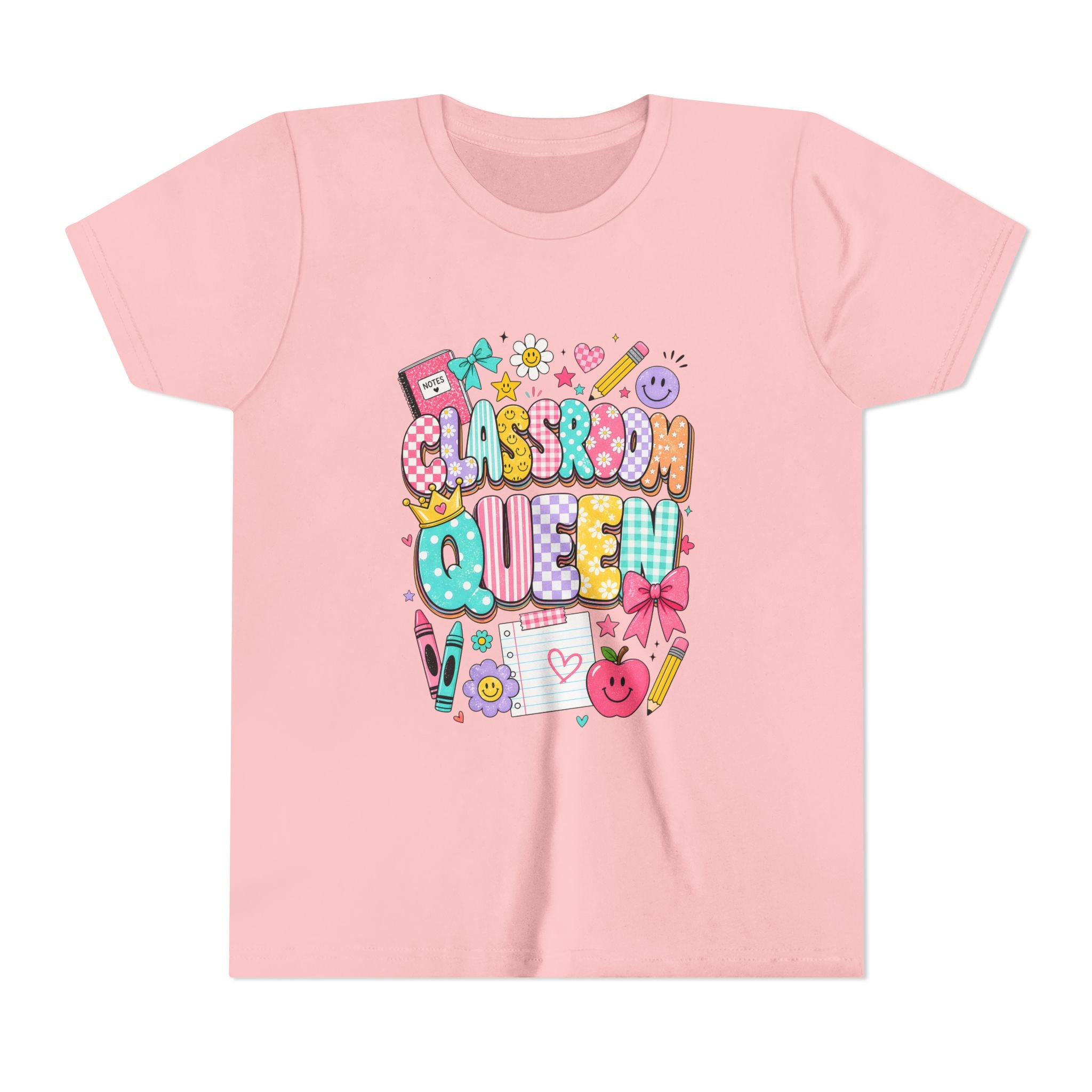 Classroom Queen Youth Tee — Cute School Teacher Kid Shirt