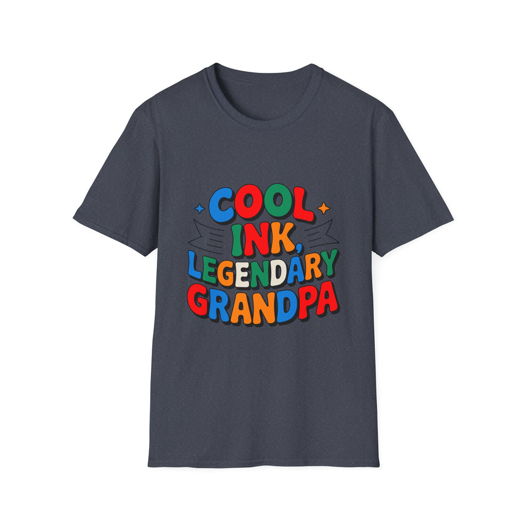 Legendary Grandpa T-Shirt – colorful cool ink for grandpa.