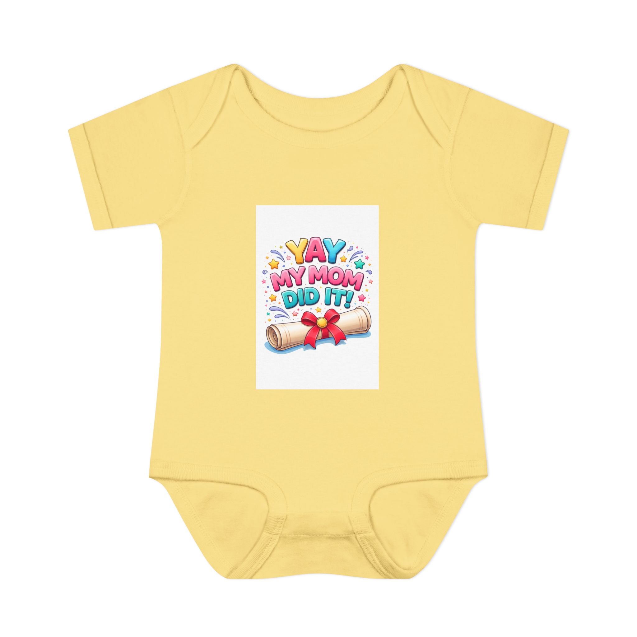 Graduation announcement baby onesie
