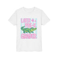 Later Pre-K Grader Youth Tee — Cute Alligator Back-to-School Shirt