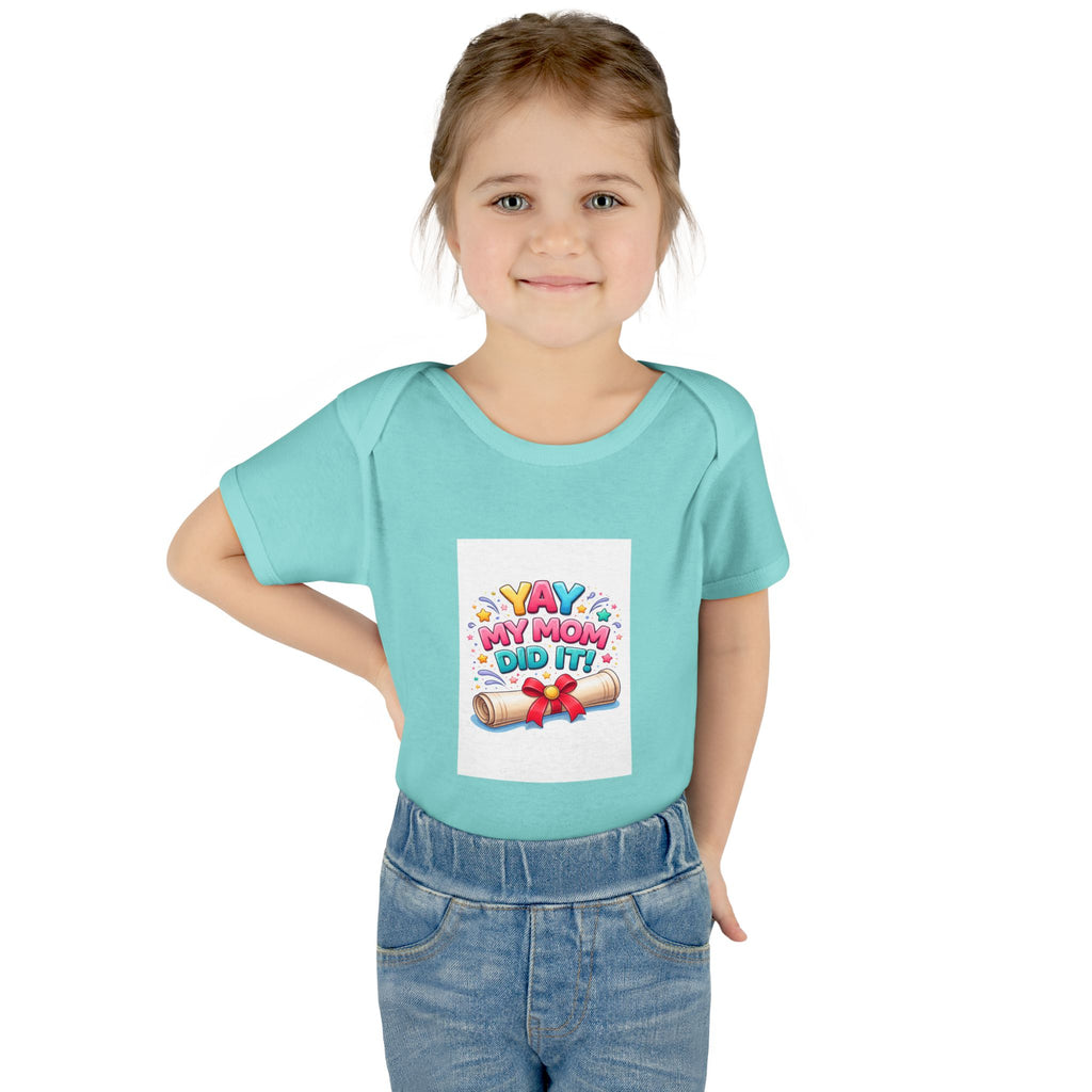Graduation announcement baby onesie