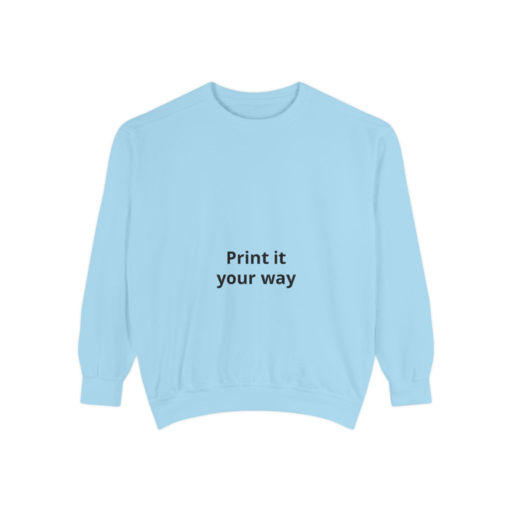 Unisex Garment-Dyed Sweatshirt