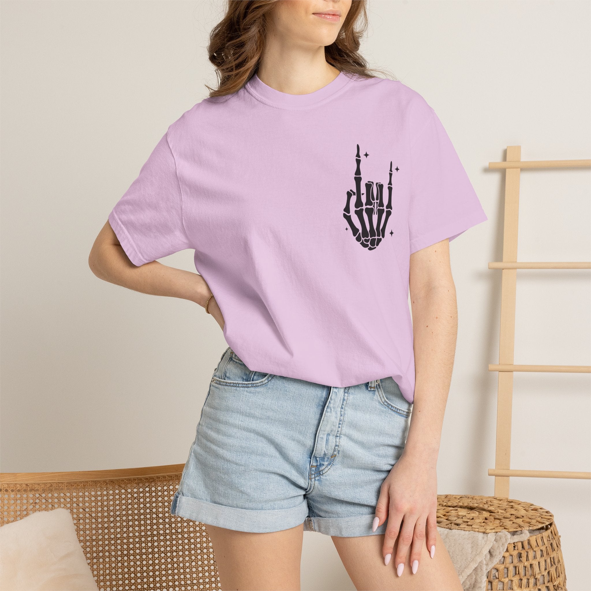 Fourth of July Skull T-Shirt — "Chill the Fourth Out" Patriotic Skeleton Tee