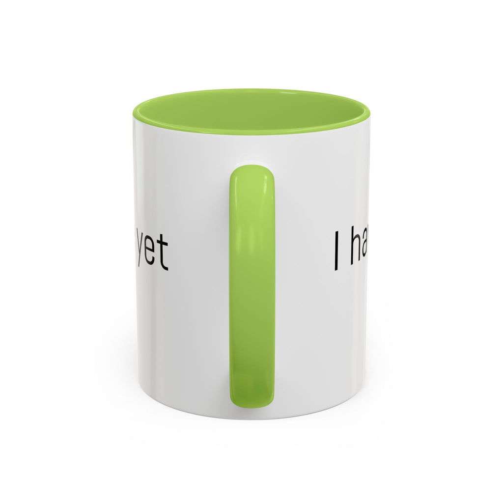 Coffee Mug — "I Haven't Had My Coffee Yet" Funny Emoji Middle Finger Accent Mug (11/15 oz)