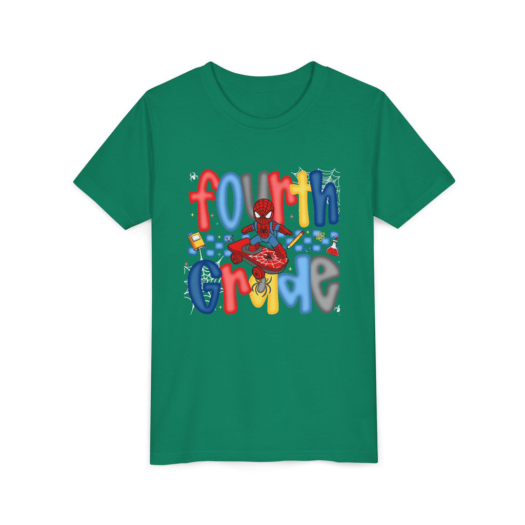 Fourth Grade Spider Hero Youth Tee