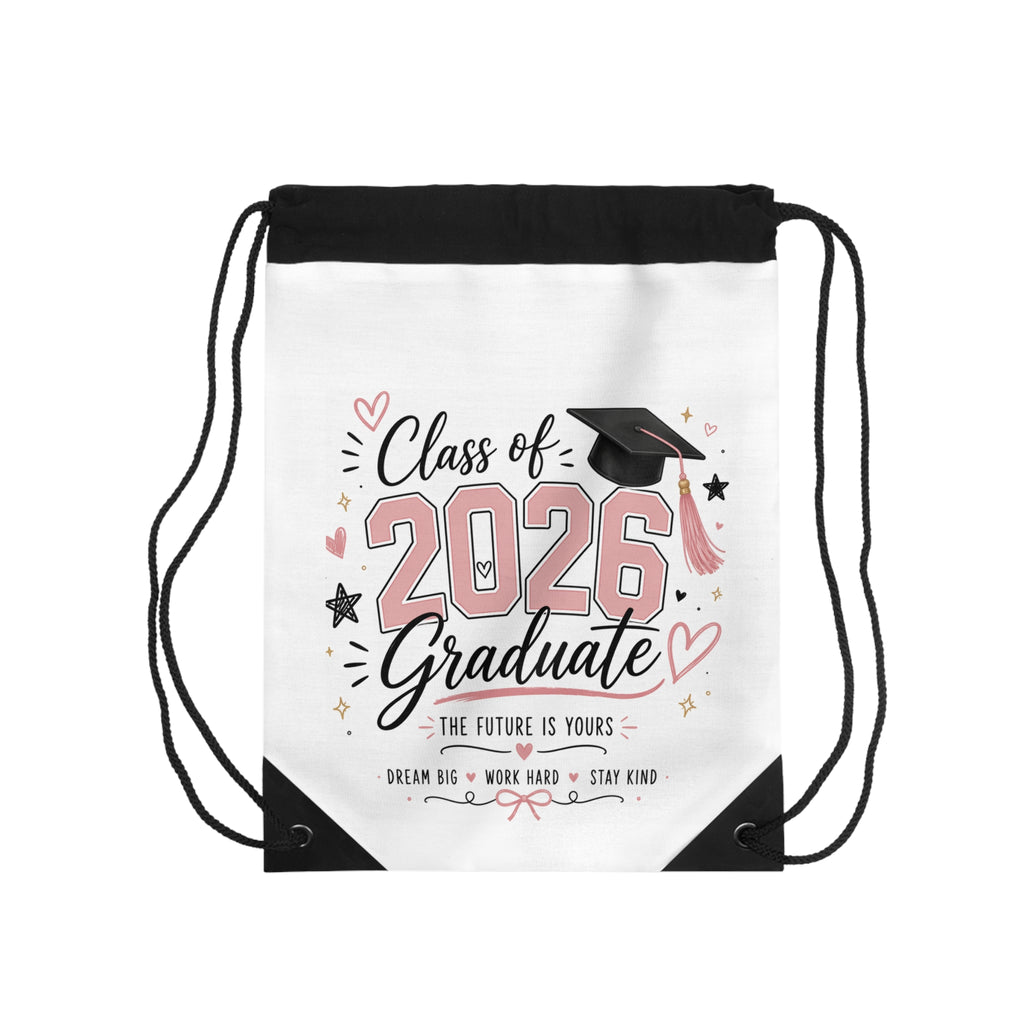 Class of 2026 Graduate Drawstring Bag — "The Future Is Yours" Graduation Gift