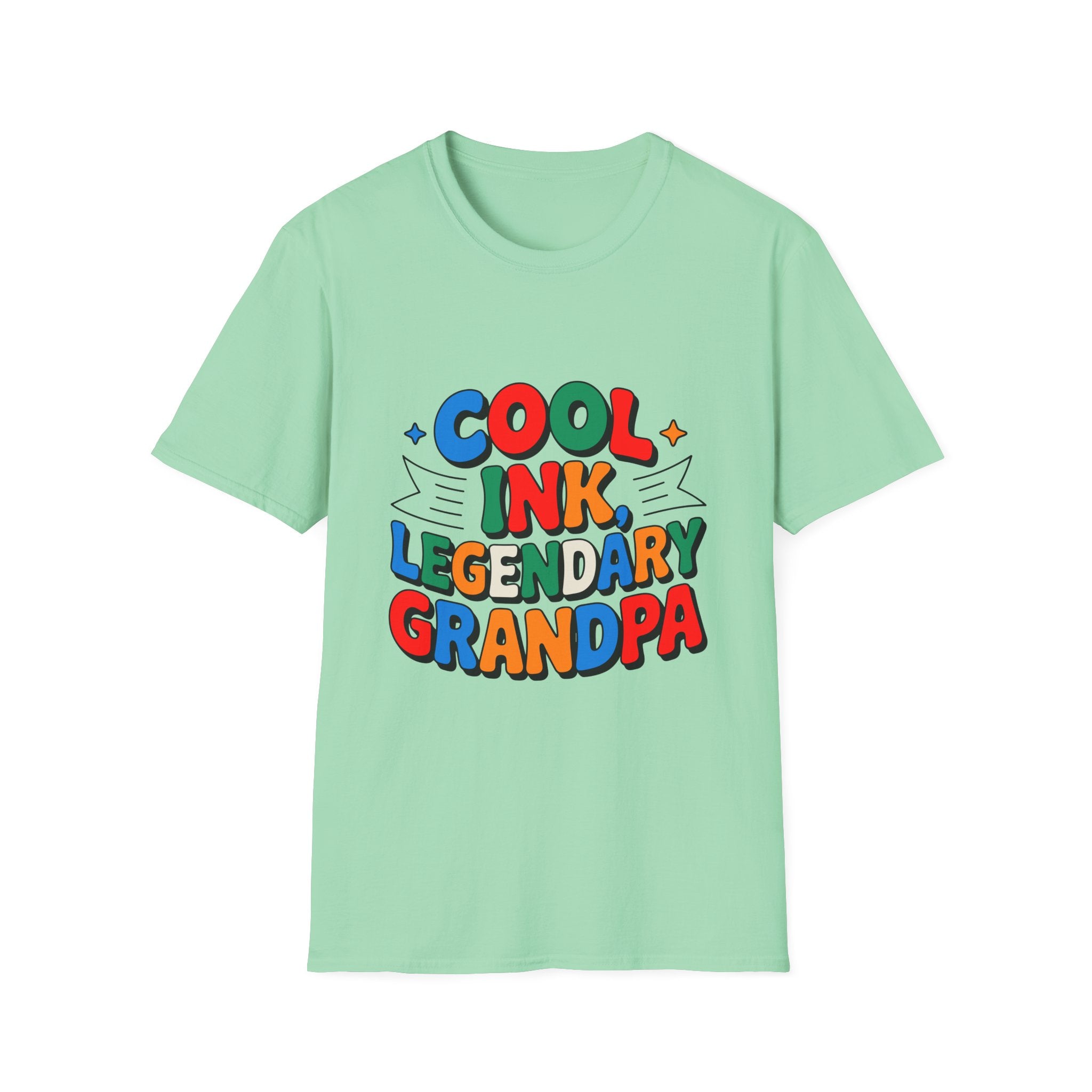 Legendary Grandpa T-Shirt – colorful cool ink for grandpa.