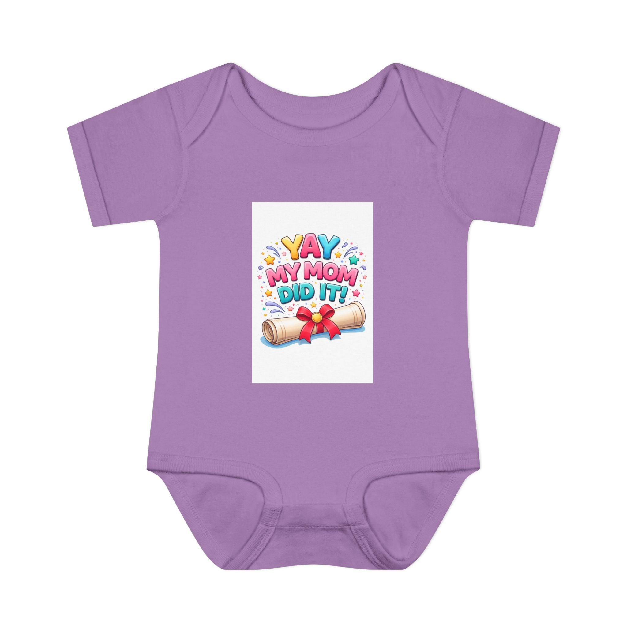 Graduation announcement baby onesie