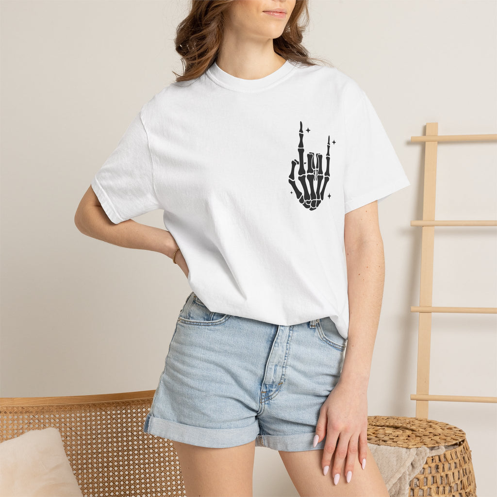 Fourth of July Skull T-Shirt — "Chill the Fourth Out" Patriotic Skeleton Tee
