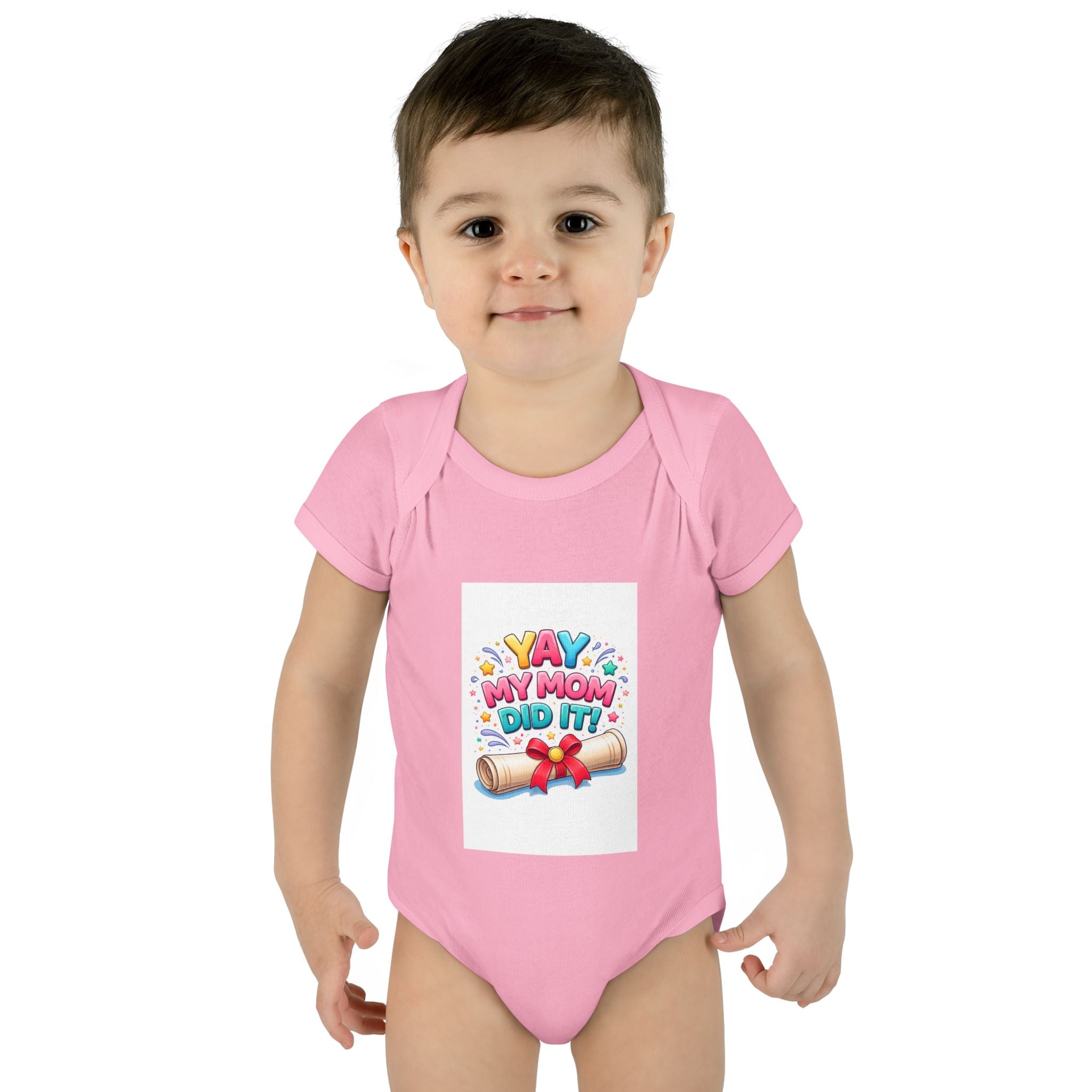 Graduation announcement baby onesie