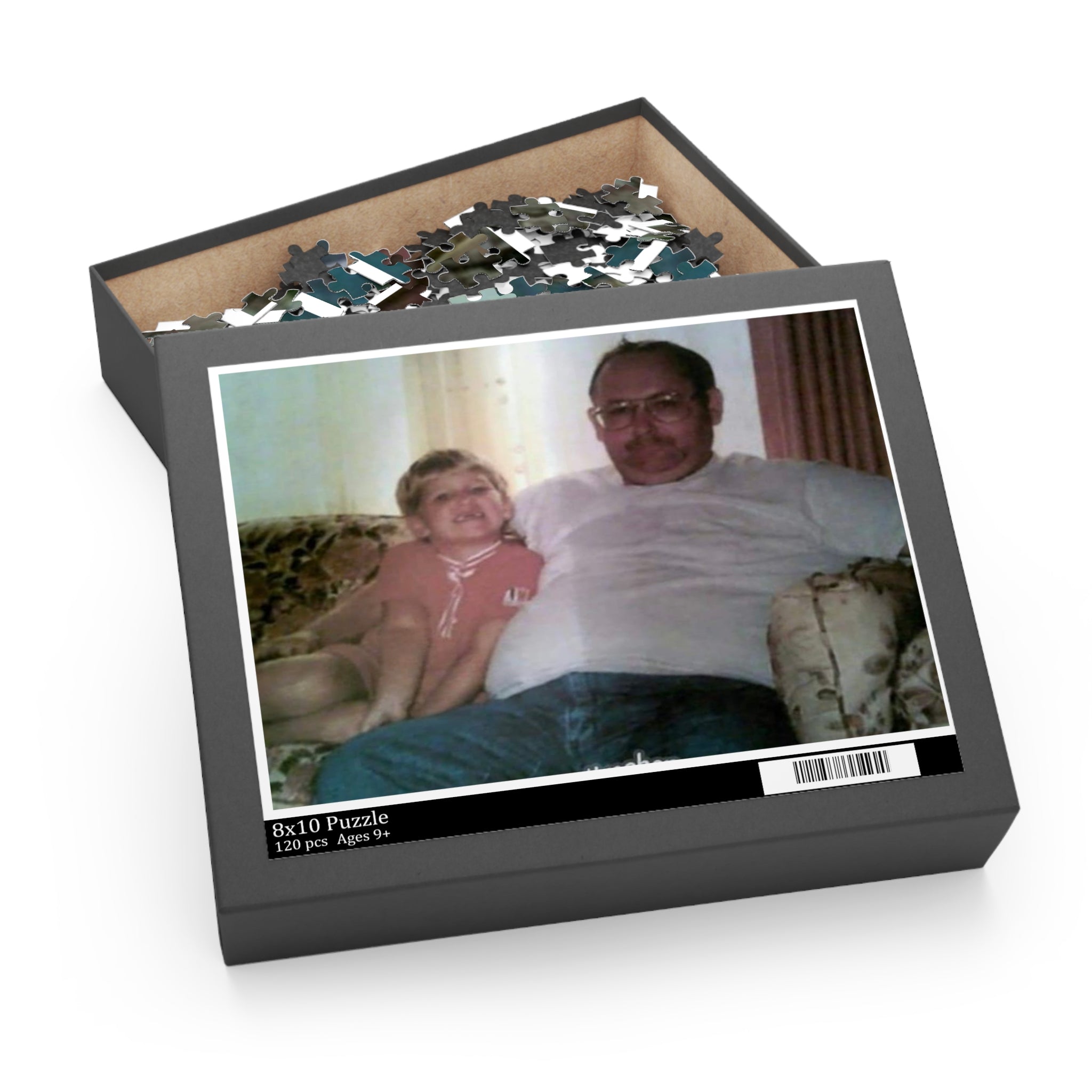 Personalized Photo Puzzle - Custom Family Memory Jigsaw (120/252/500 pcs)