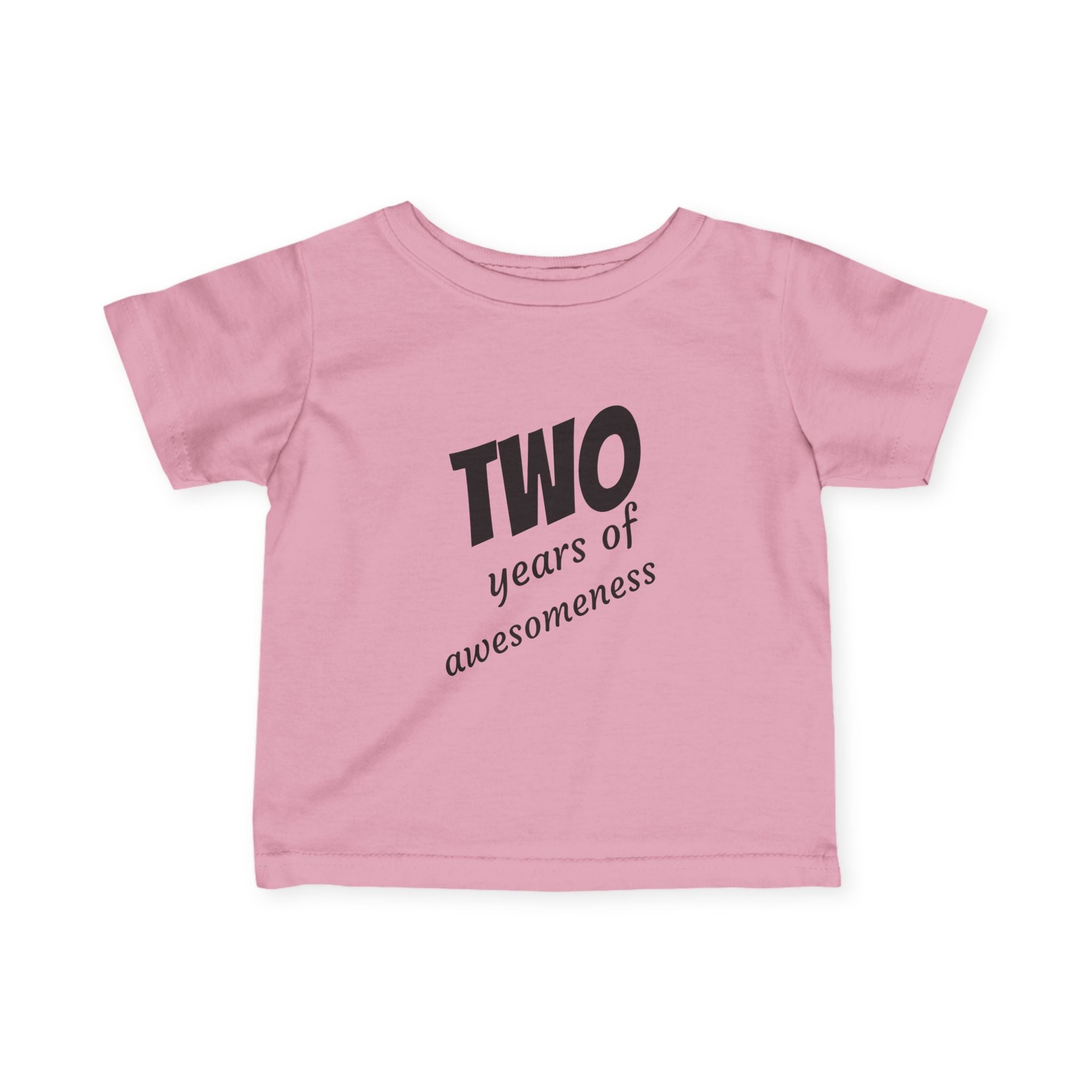 Toddler Tee "Two Years of Awesomeness" Birthday Shirt